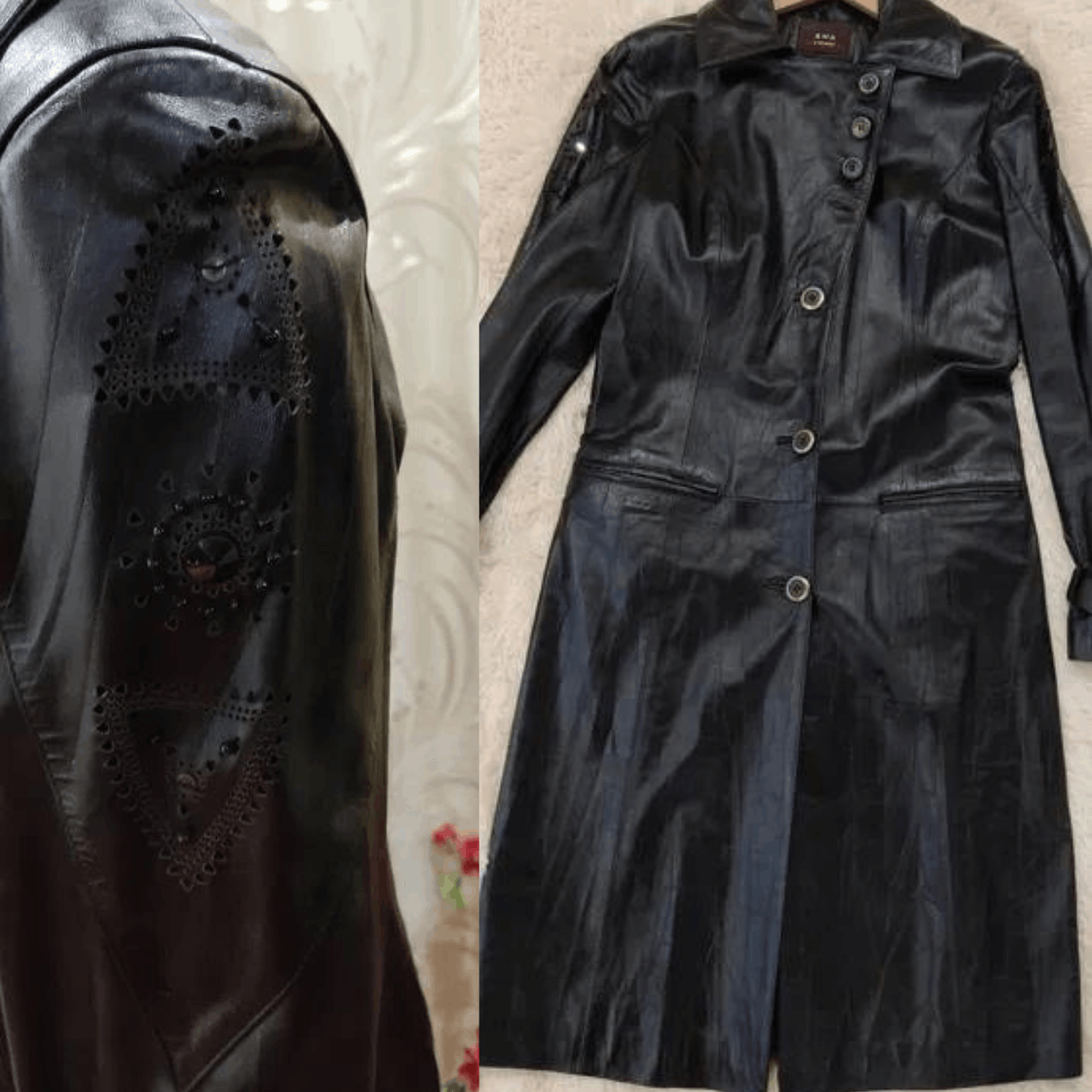 Other Leather trench coat black sz M Size M / US 6-8 / IT 42-44 - 2 Thumbnail