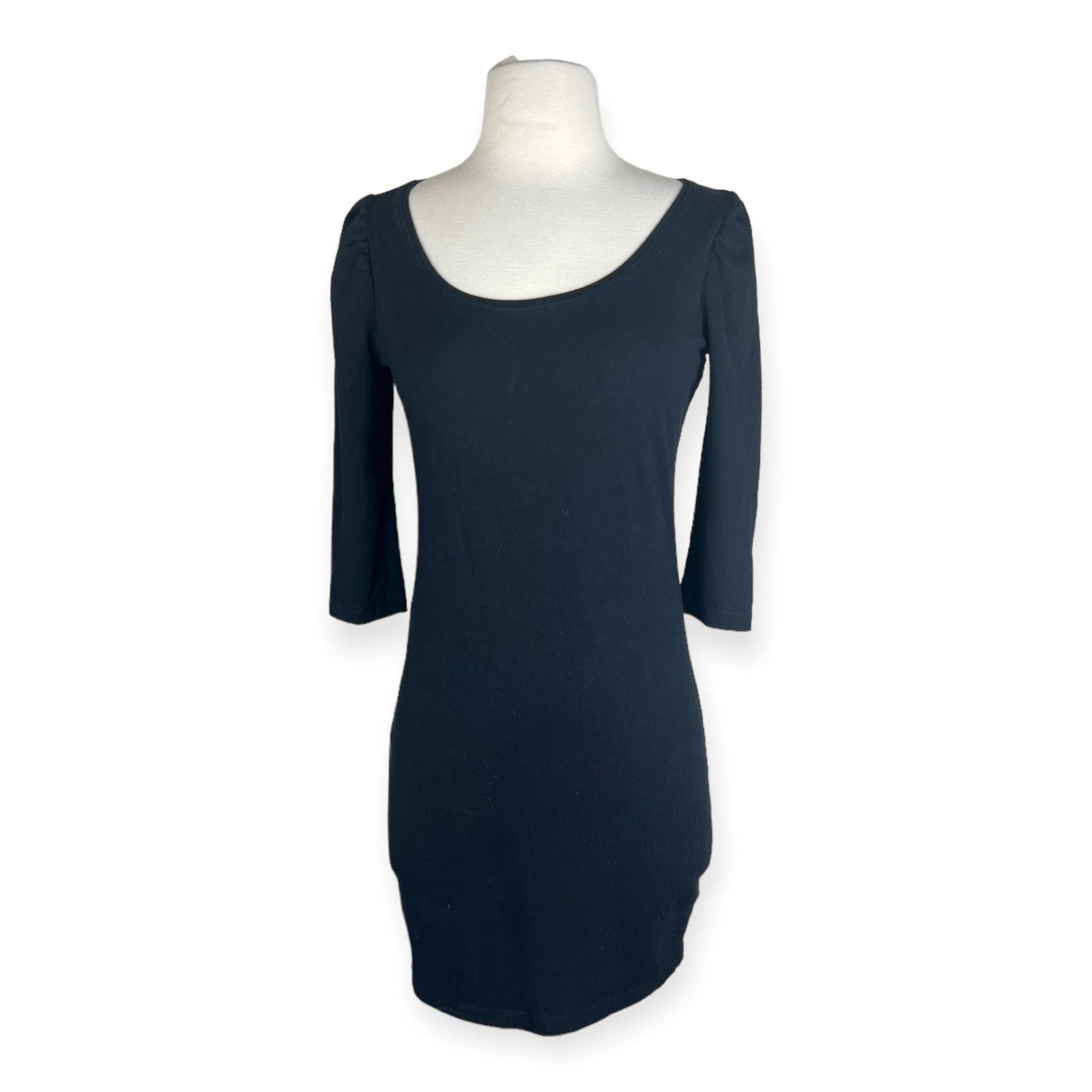 Forever 21 Forever 21 | 3/4 Sleeve Mini T-shirt Bodycon Dress | Medium Size M / US 6-8 / IT 42-44 - 4 Thumbnail