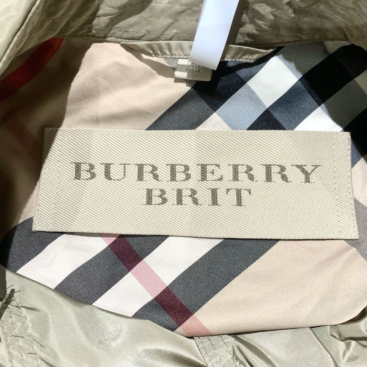 Burberry Burberry Brit Womens Khaki Double-Breasted Belted Trench Coa Size XS / US 0-2 / IT 36-38 - 2 Thumbnail
