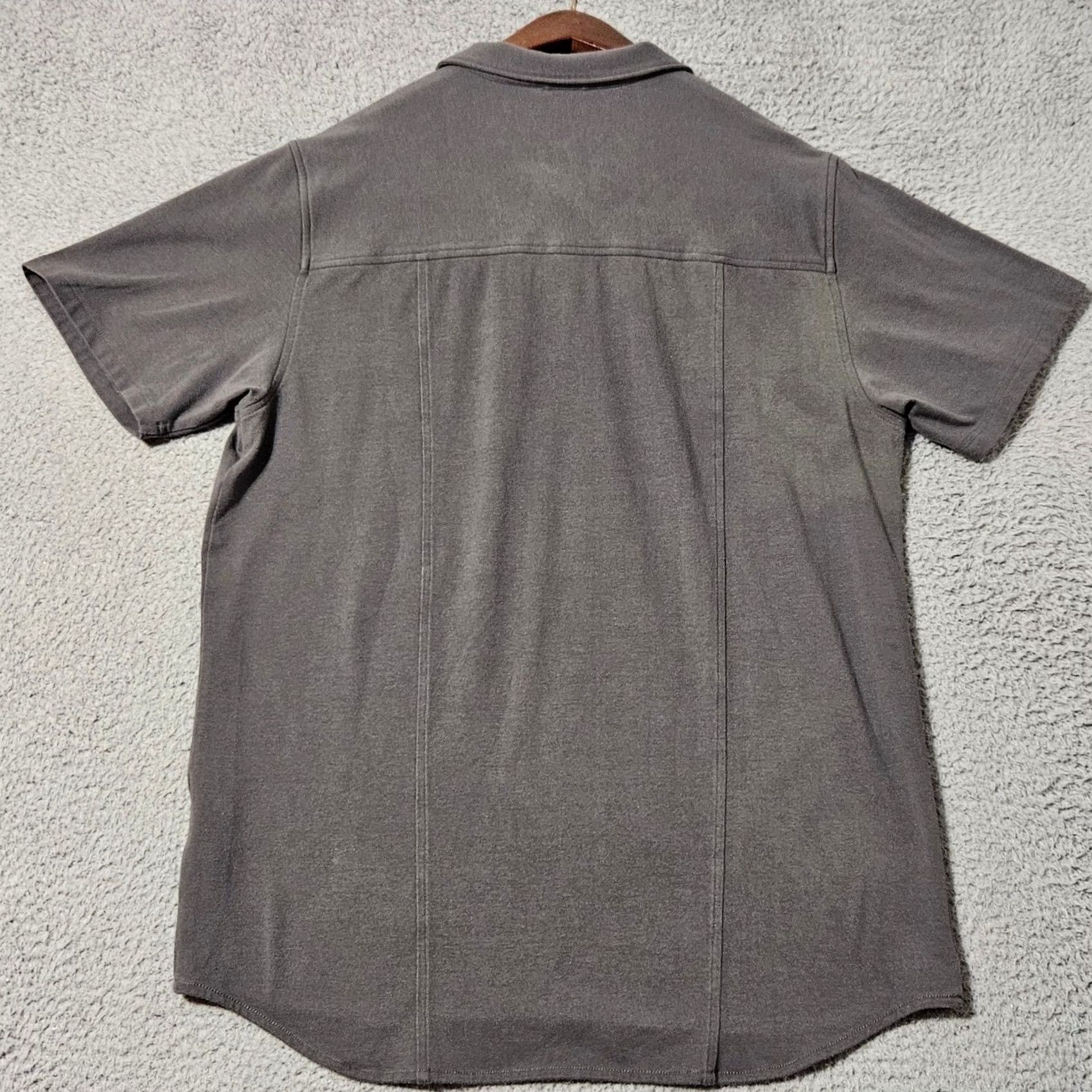 Vintage Western Rise Polo Mens Size M Gray Short Sleeve Performance Golfing Travel Shirt Size US M / EU 48-50 / 2 - 2 Thumbnail