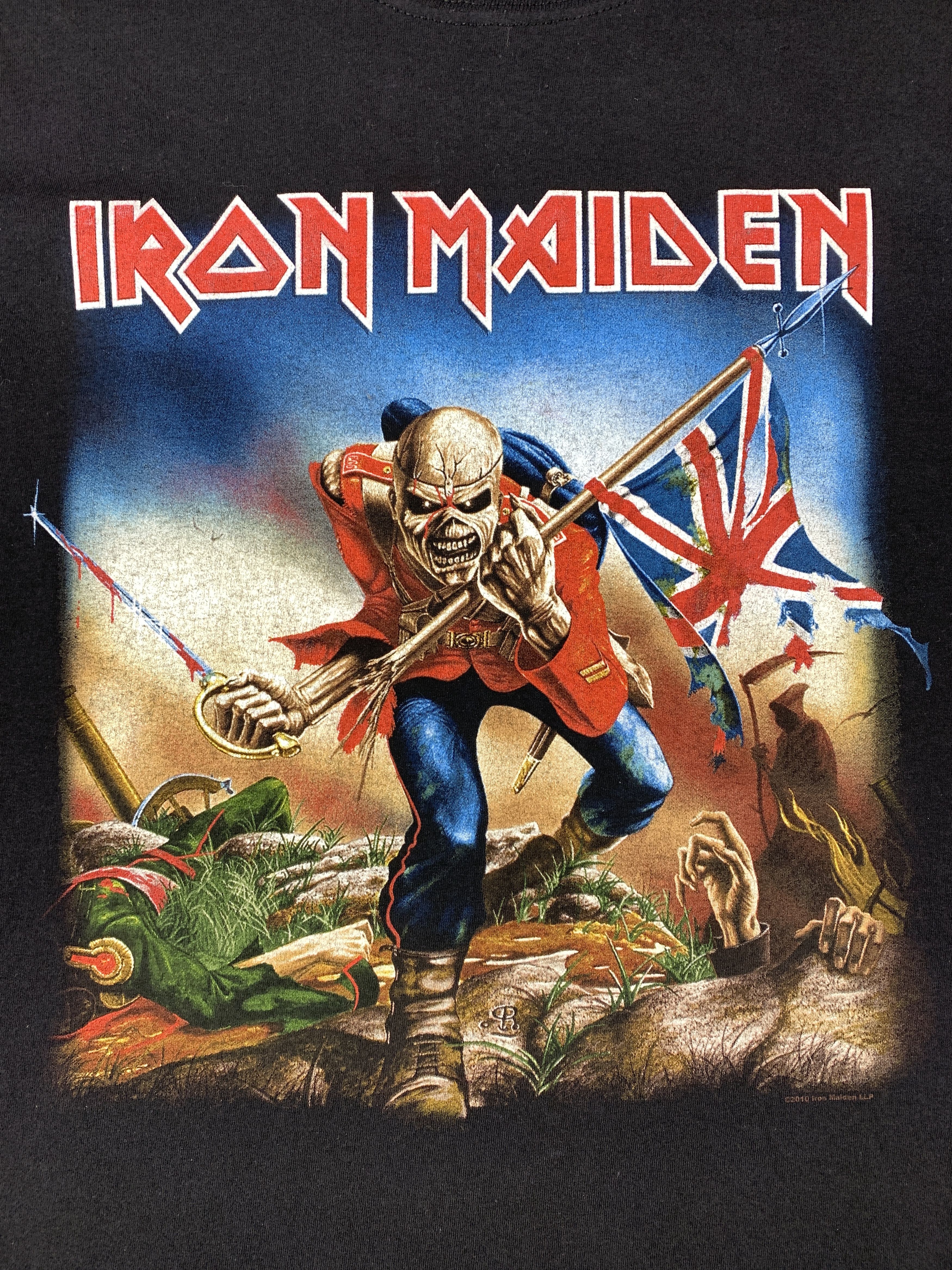 Band Tees × Iron Maiden × Vintage Vintage Iron Maiden The Trooper Metal Band T Shirt Size US M / EU 48-50 / 2 - 3 Thumbnail