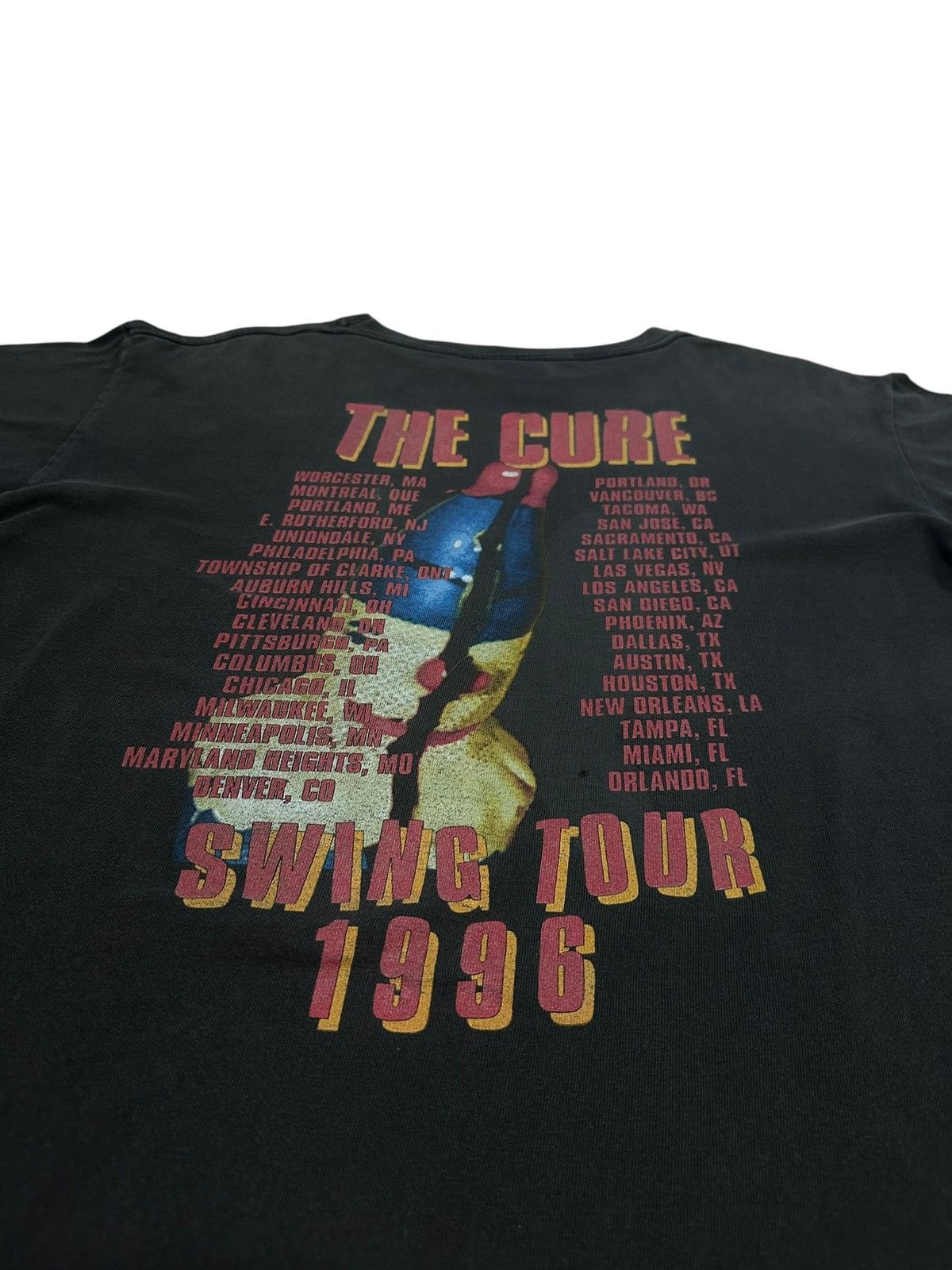 Band Tees Vintage 1996 The Cure Swing Tour T Shirt Size US L / EU 52-54 / 3 - 9 Thumbnail