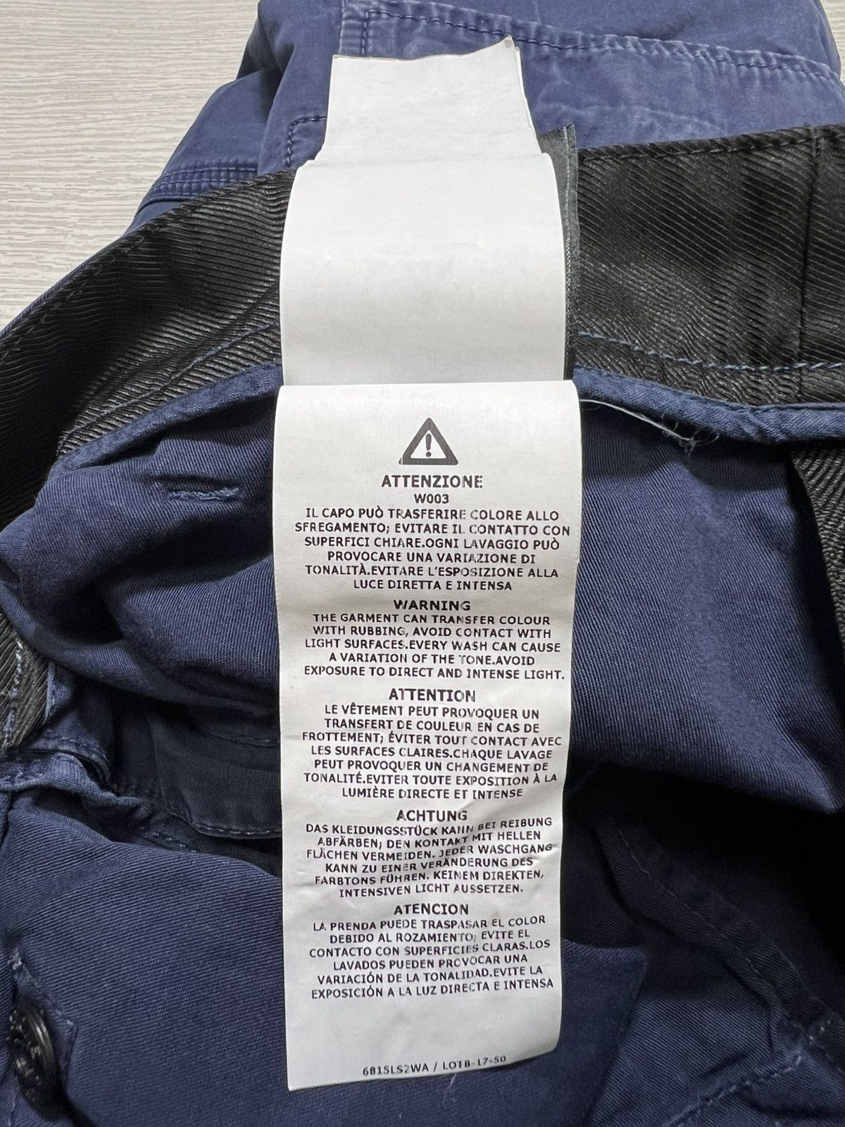 Stone Island Stone Island - Organic Cotton Cargo Shorts Size US 29 - 14 Thumbnail