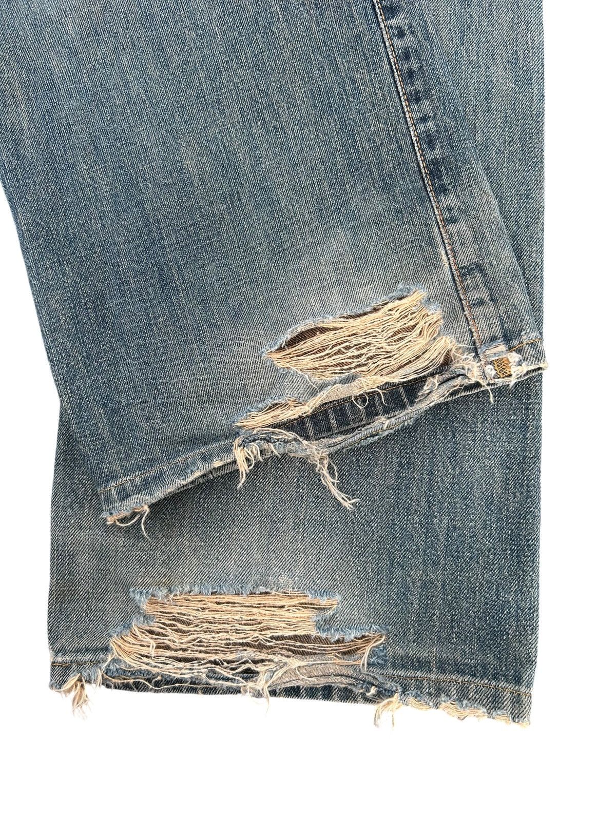 Kapital Vintage Edwin 505 Selvedge Rusty Baggy Distressed Denim jean Size US 32 / EU 48 - 13 Thumbnail