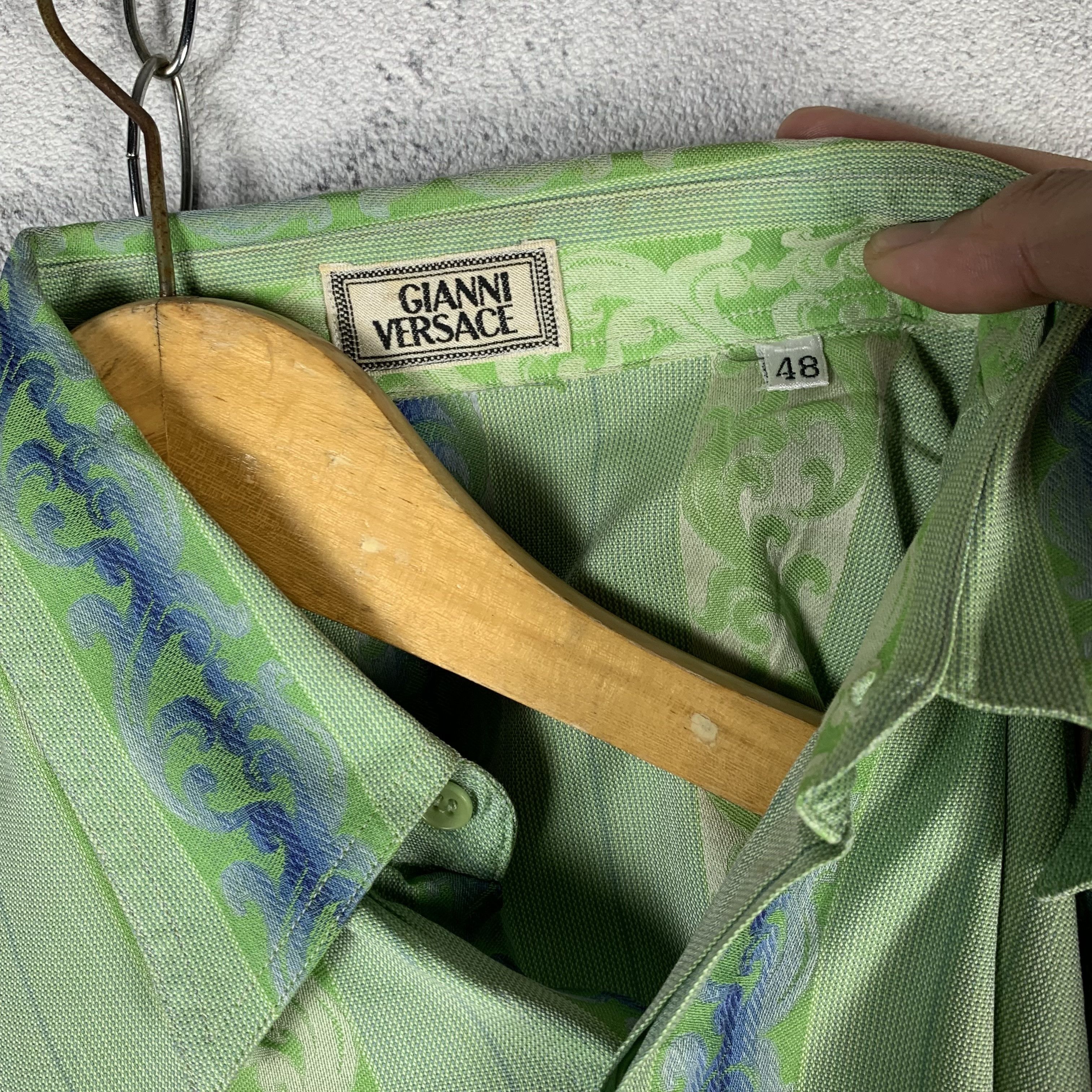 Versace Vintage 90s Gianni Versace Shirt Size US M / EU 48-50 / 2 - 6 Thumbnail