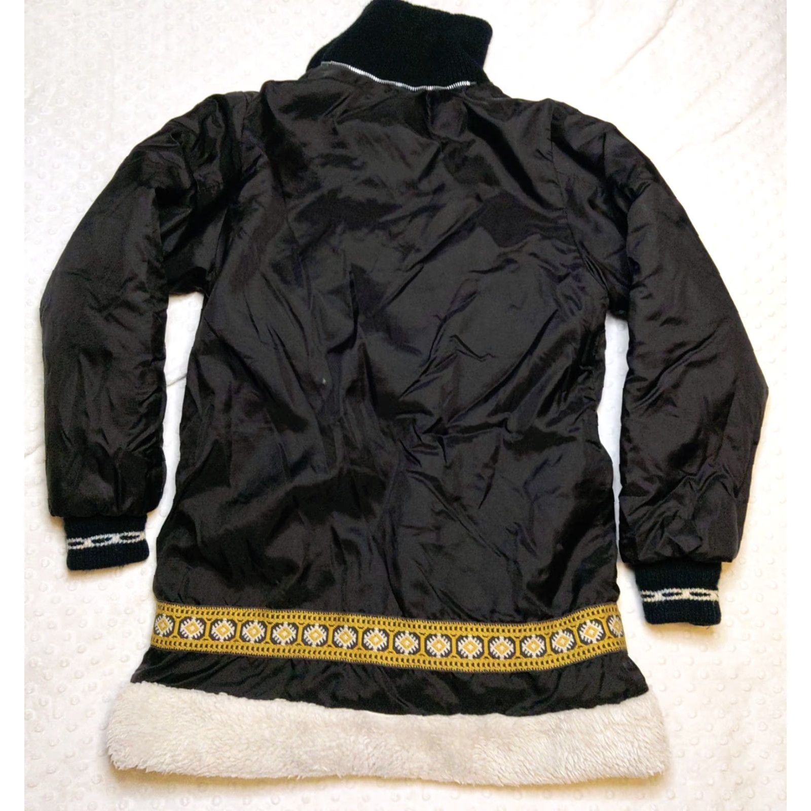 Etro VINTAGE Polarware 70s Black Ski Coat Women’s Small Regular Nylon Coat Casual Hippie Look Mens, Womens Size S / US 4 / IT 40 - 7 Thumbnail