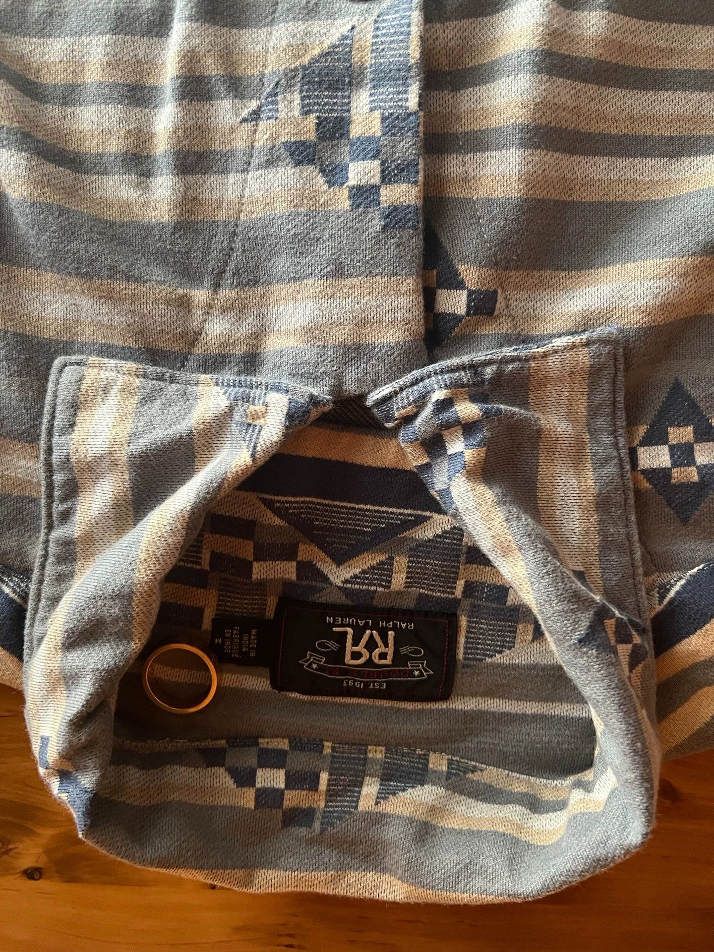 RRL Ralph Lauren RRL Double RL India Jacquard Camping L/S Shirt M Like New Size US M / EU 48-50 / 2 - 9 Thumbnail