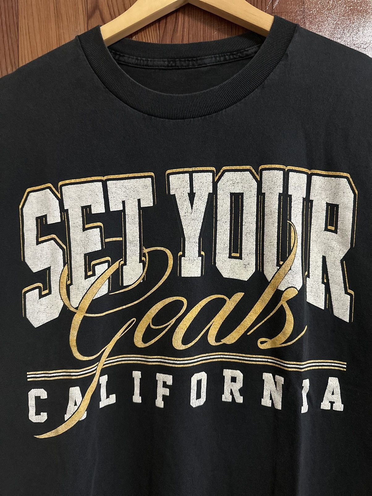 Band Tees × Vintage Set Your Goals Size US S / EU 44-46 / 1 - 2 Thumbnail
