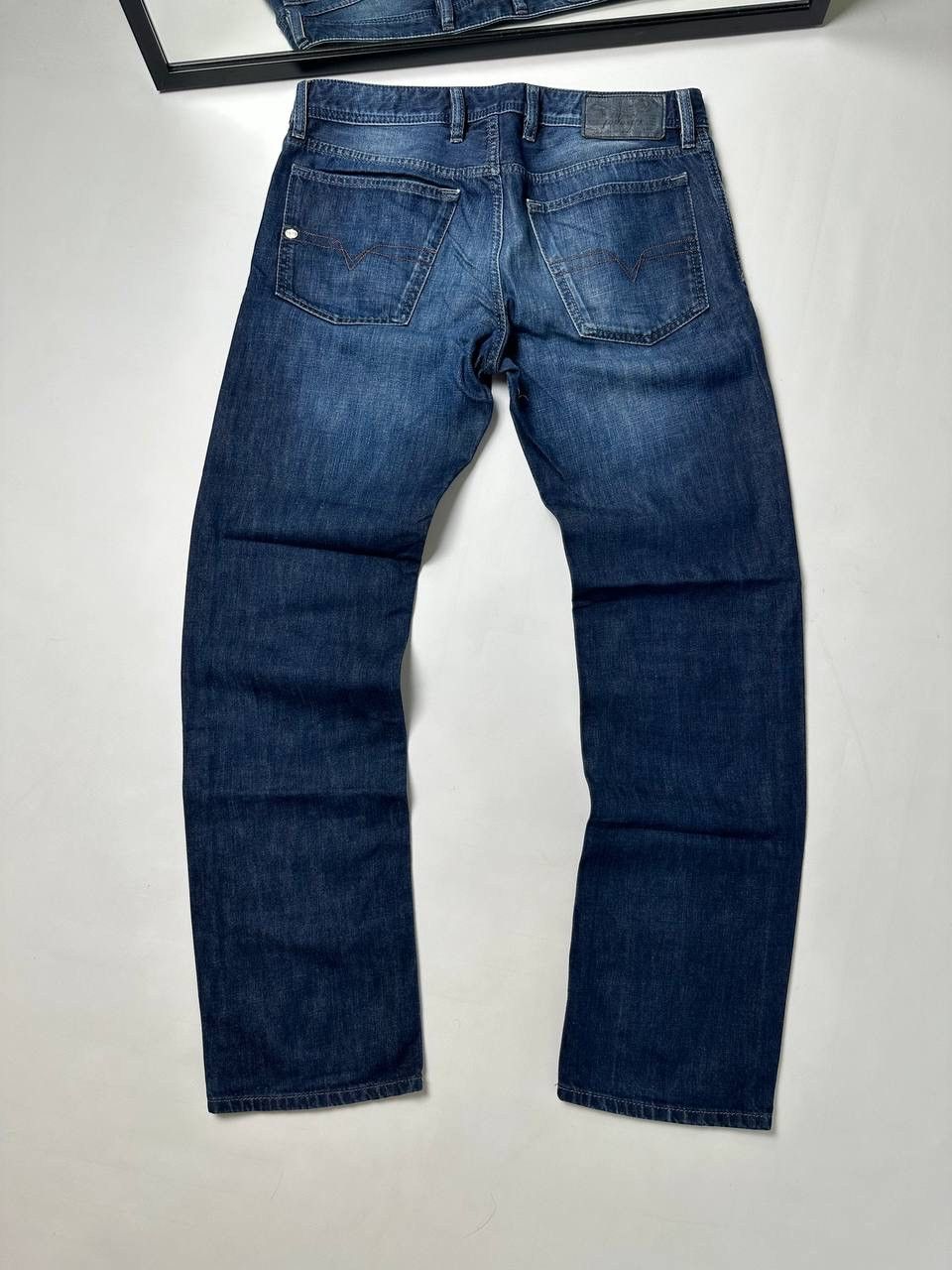 Diesel Vintage 00s Diesel Wide Washed Jeans Size US 31 - 8 Thumbnail