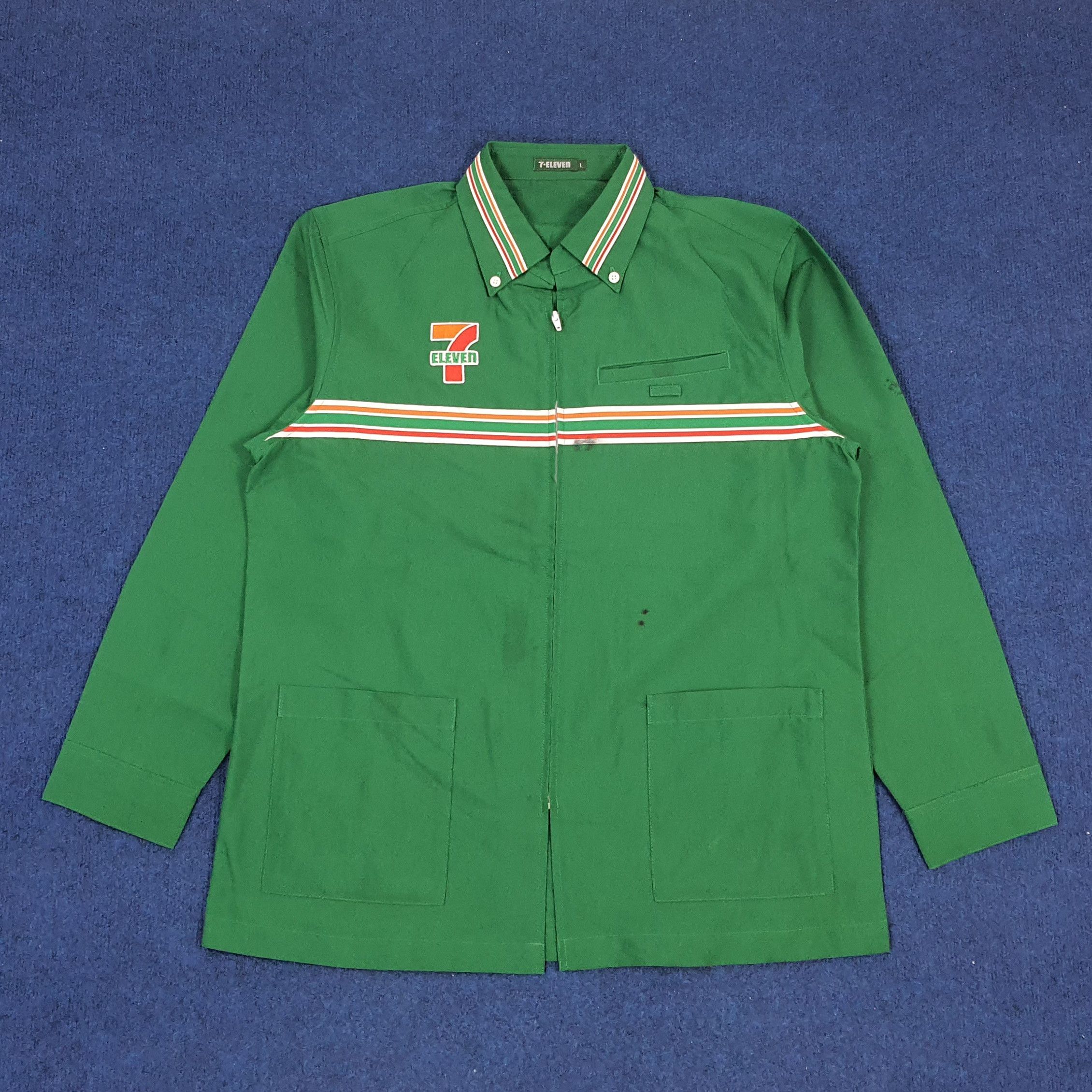 Japanese Brand × Vintage Vintage 7 Eleven Japan Brand Staff Work Uniform Size US L / EU 52-54 / 3 - 3 Thumbnail