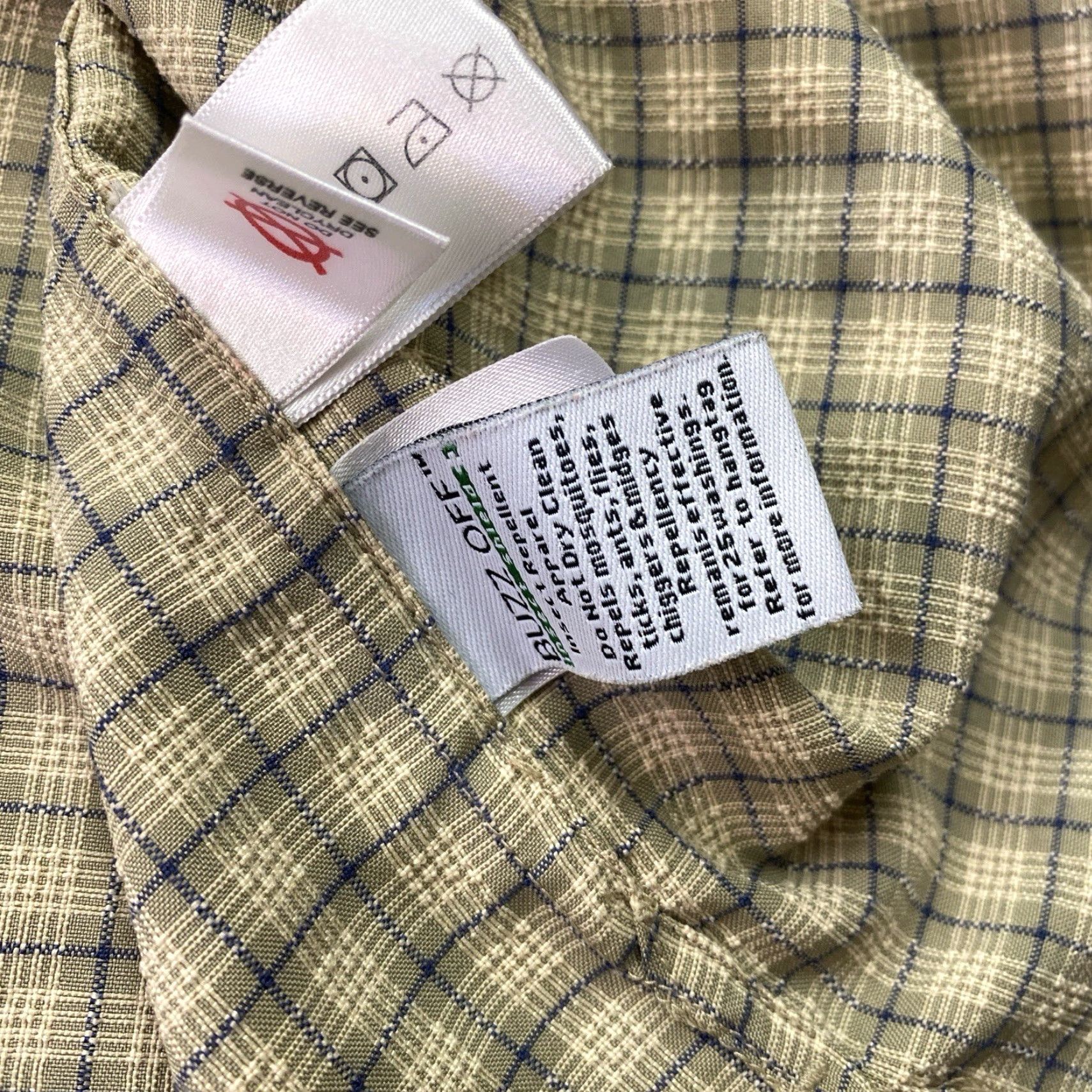 ExOfficio **ExOfficio Insect Shield Buzz Off Vented Beige XL Button-Up Shirt** User: ExOfficio Insect Shield Buzz Off Vented Beige XL Button-Up Shirt Size US XL / EU 56 / 4 - 5 Thumbnail