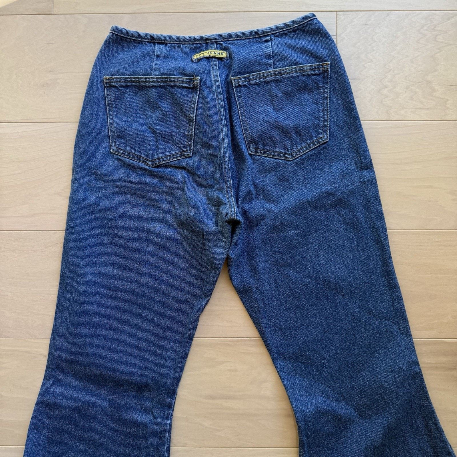 Vintage Vintage Joy Flare Jeans 27 Blue Y2K Bell Bottoms Made in USA Size 27" / US 4 / IT 40 - 6 Thumbnail