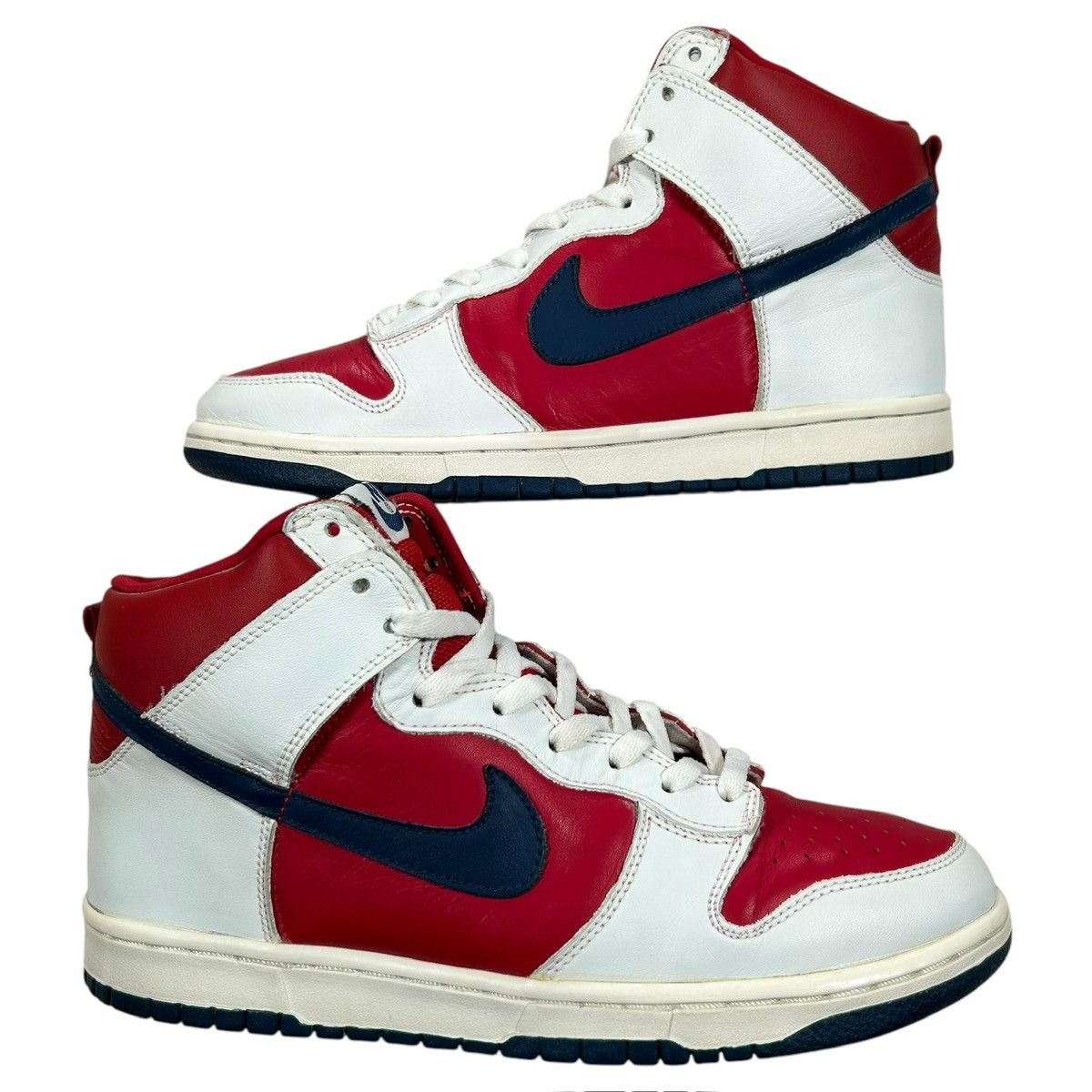 Nike VTG Nike Dunk High LA Clippers White Blue Red 2003 Sneakers Size US 8.5 / EU 41-42 - 1 Thumbnail