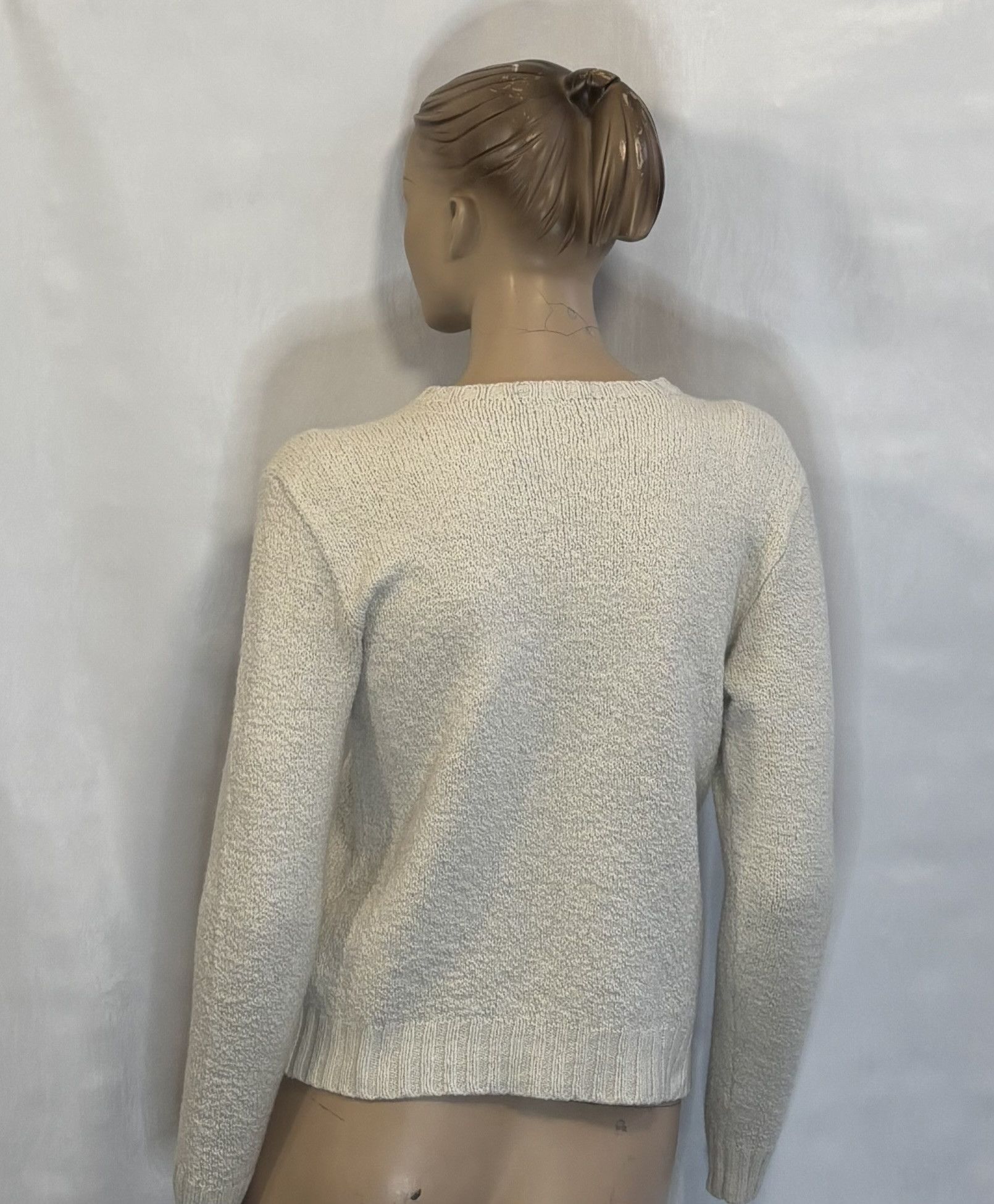 Polo Ralph Lauren Polo Ralph Lauren sweater Cream Wool Large Size L / US 10 / IT 46 - 2 Thumbnail