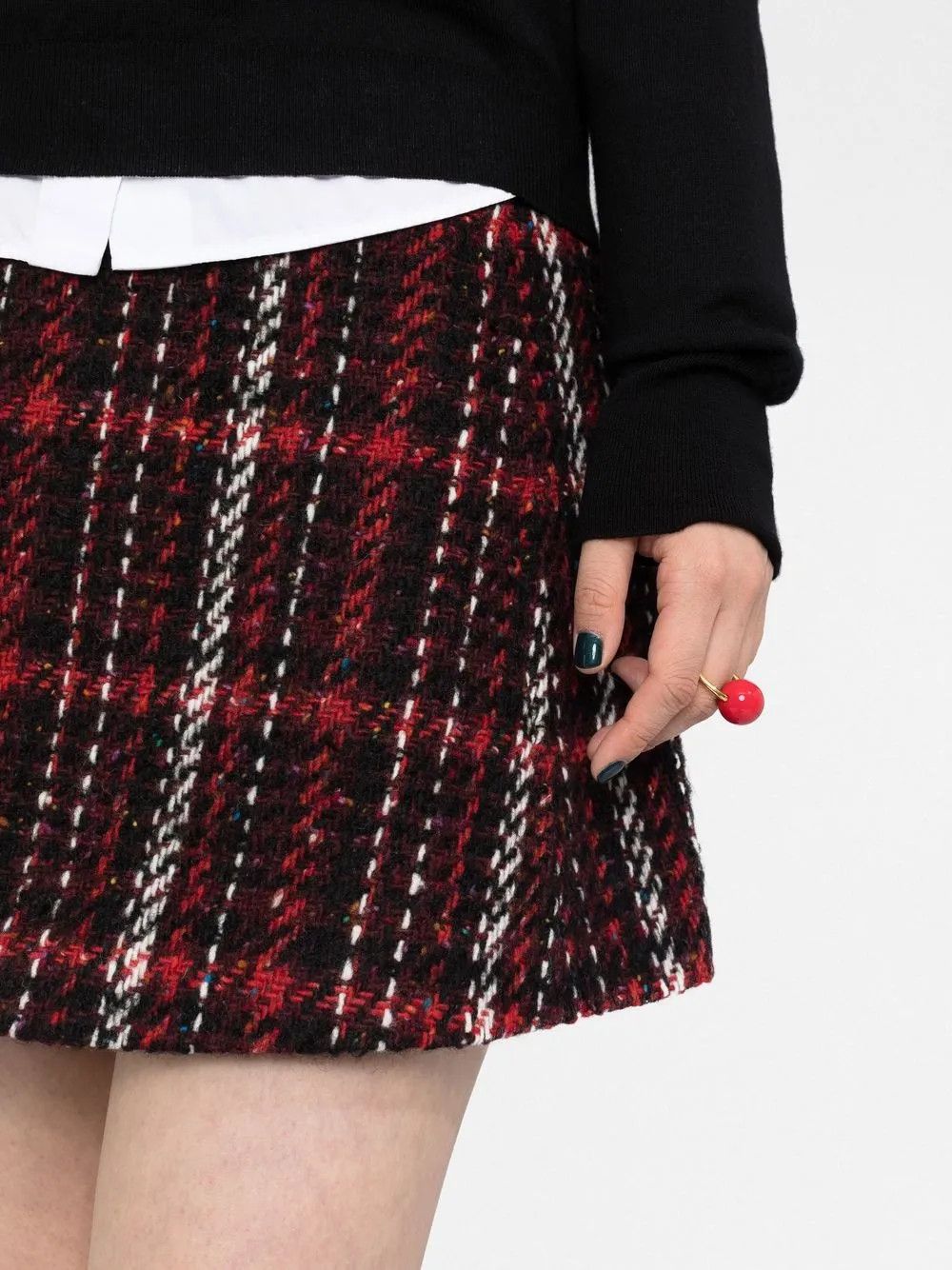 Marni o1y1125 Mini Skirt in Multicolor Size 27" / US 4 / IT 40 - 2 Thumbnail