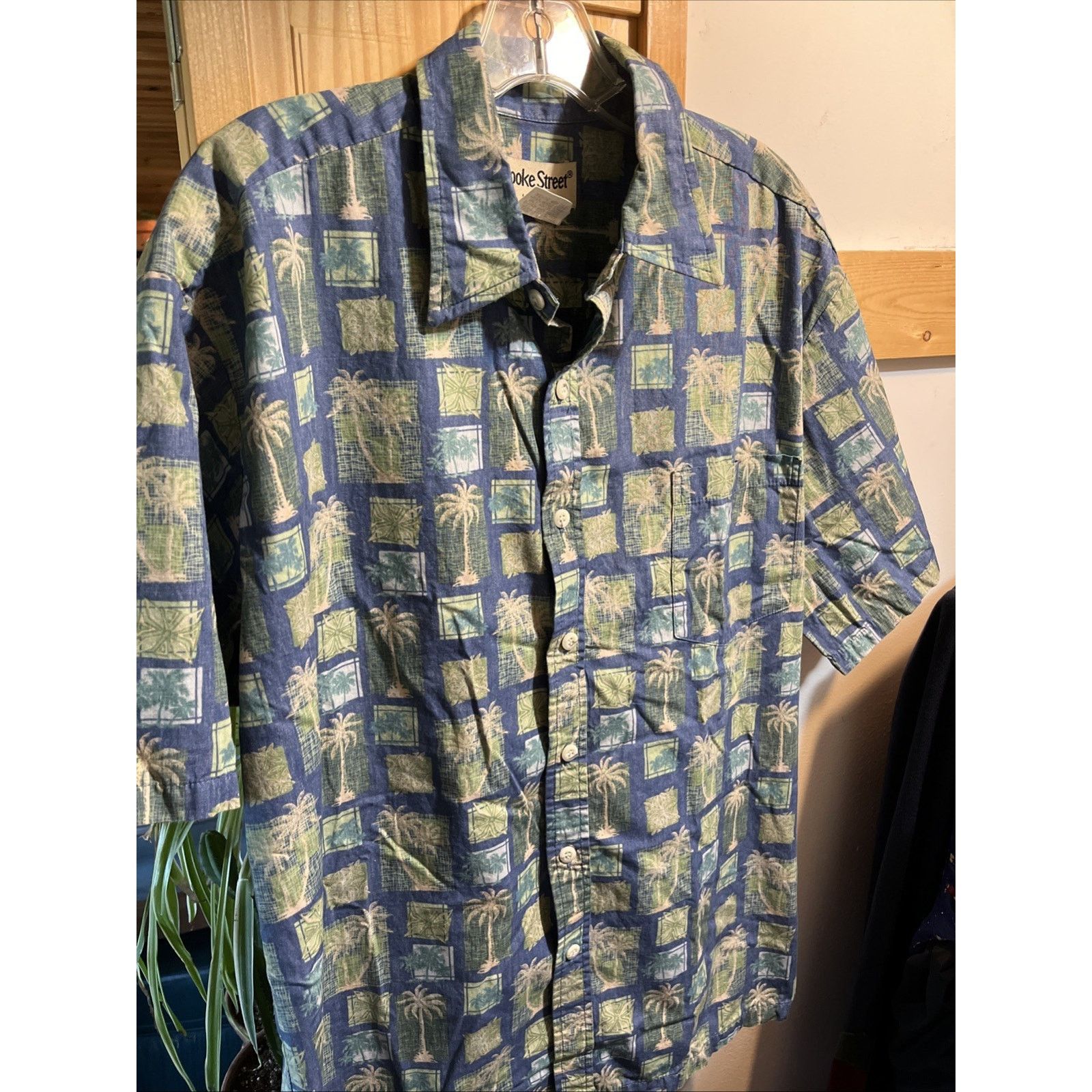 Other Cooke Street Honolulu VTG Mens L Green Cotton Hawaiian Shirt Size US L / EU 52-54 / 3 - 2 Thumbnail