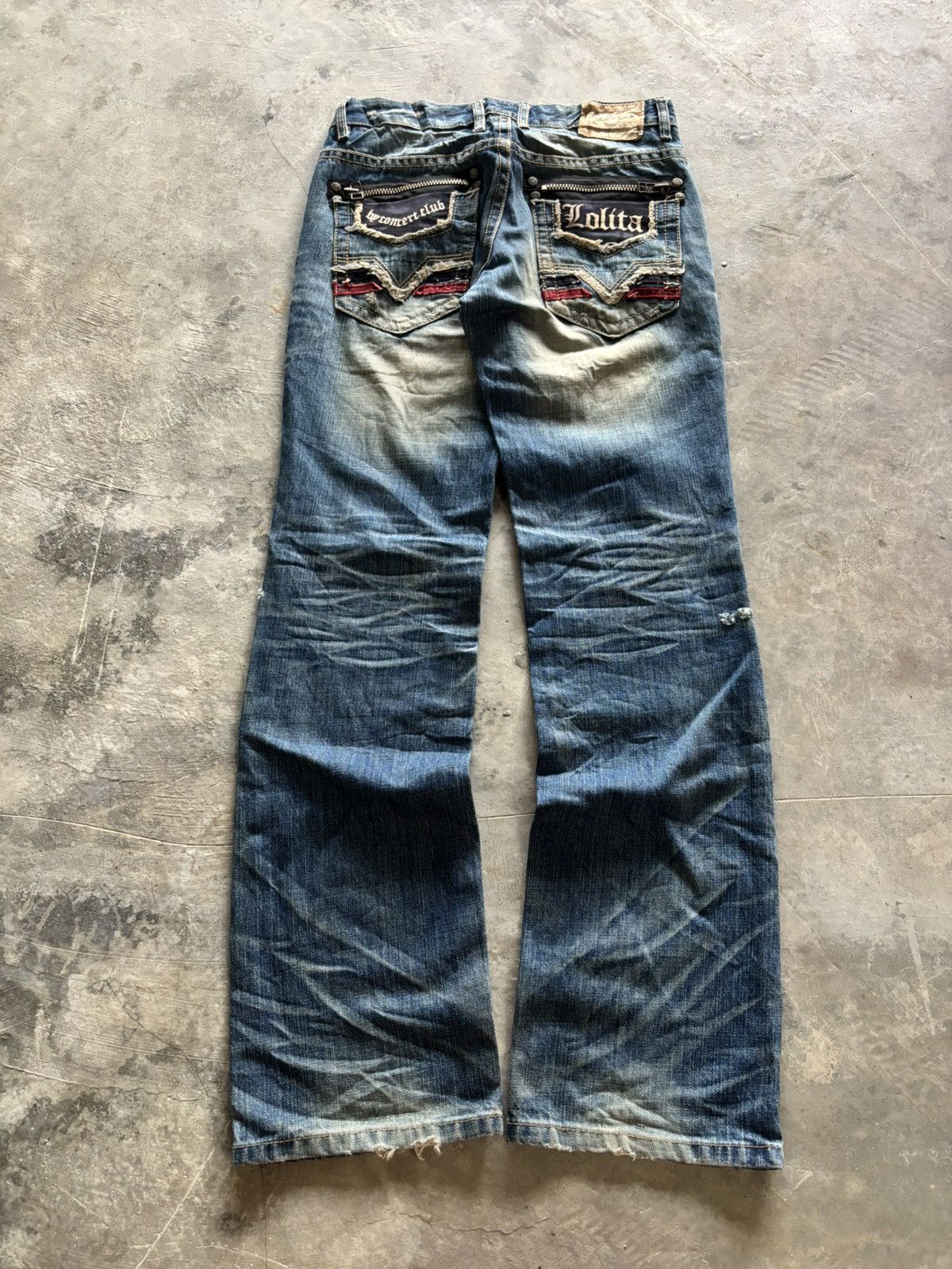 If Six Was Nine LOLITA rusty washed mudmax japanese jeans distressed style Size US 30 / EU 46 - 11 Thumbnail