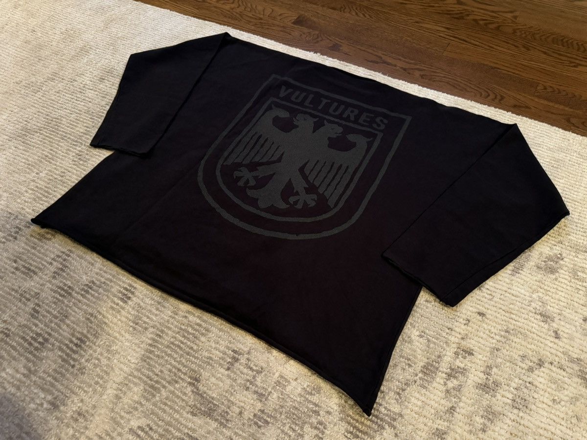 Kanye West Size 1 Yeezy Vultures Long T Black Tee Shirt Yzy Tour Size US S / EU 44-46 / 1 - 7 Thumbnail