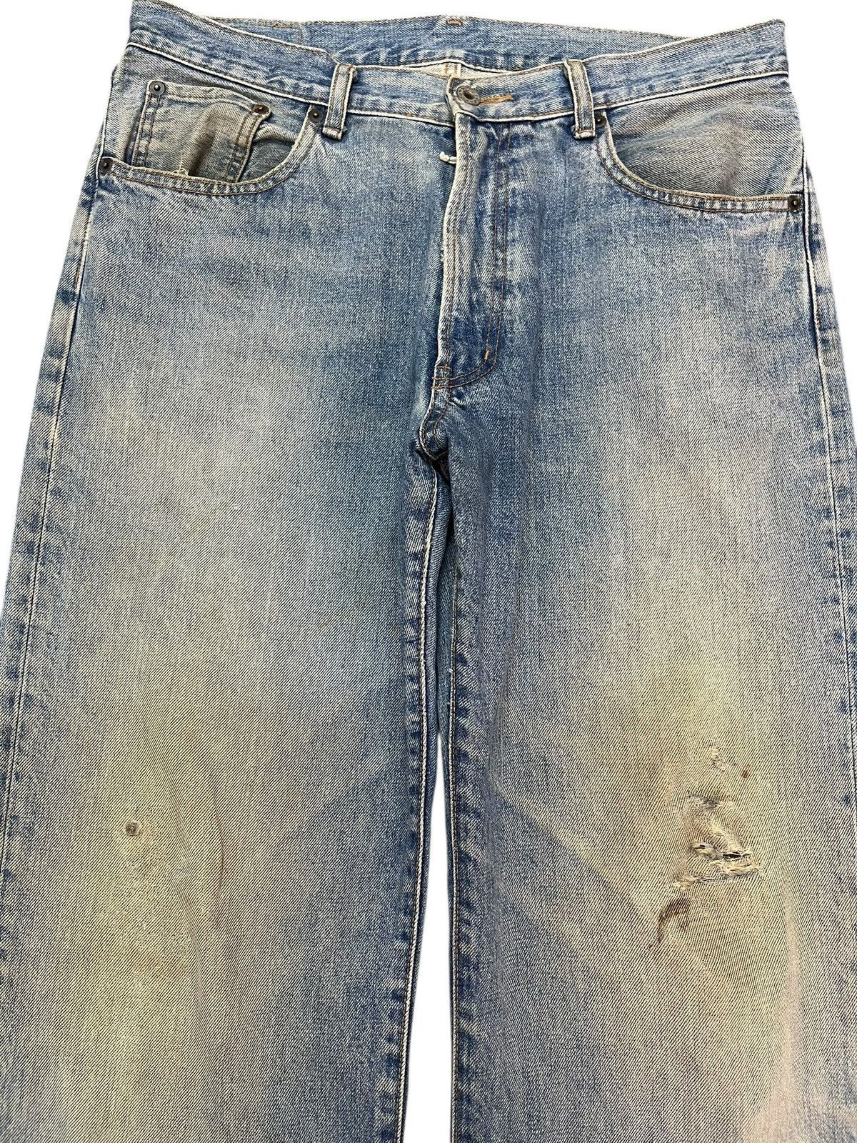 Beauty Beast × Japanese Brand × Warehouse Vintage Unique Clothing Warehouse Mudwash Distressed Denim Size US 33 - 2 Thumbnail
