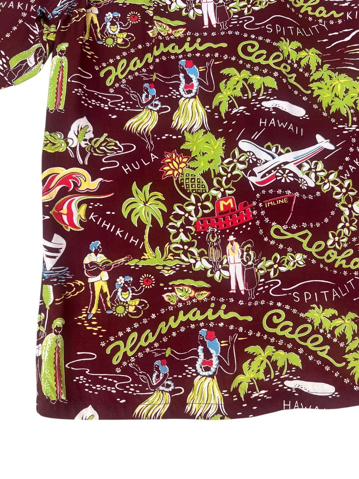 Sonic Lab Sonic Lab Nepenthes Double Flap Pocket Hawaiian Shirt Size US S / EU 44-46 / 1 - 16 Thumbnail
