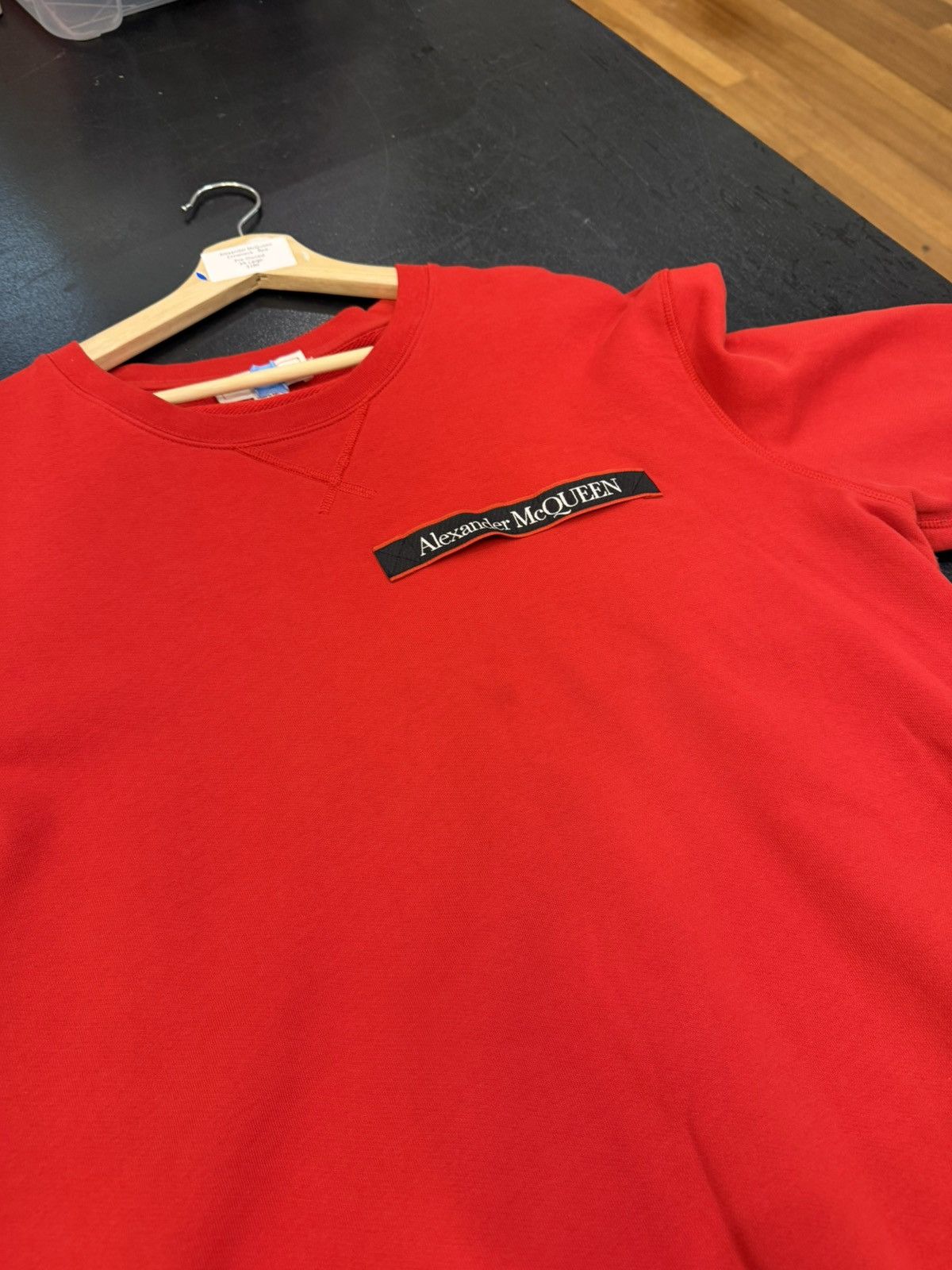Alexander McQueen Alexander McQueen Crewneck - Red Size US XXL / EU 58 / 5 - 3 Thumbnail