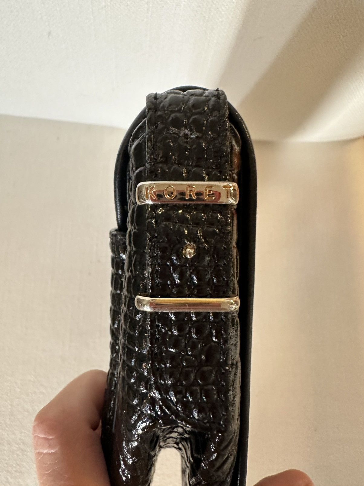 Other VINTAGE KORET Croc-Embossed Shoulder Bag W UNBRANDED CHAIN Size ONE SIZE - 8 Thumbnail