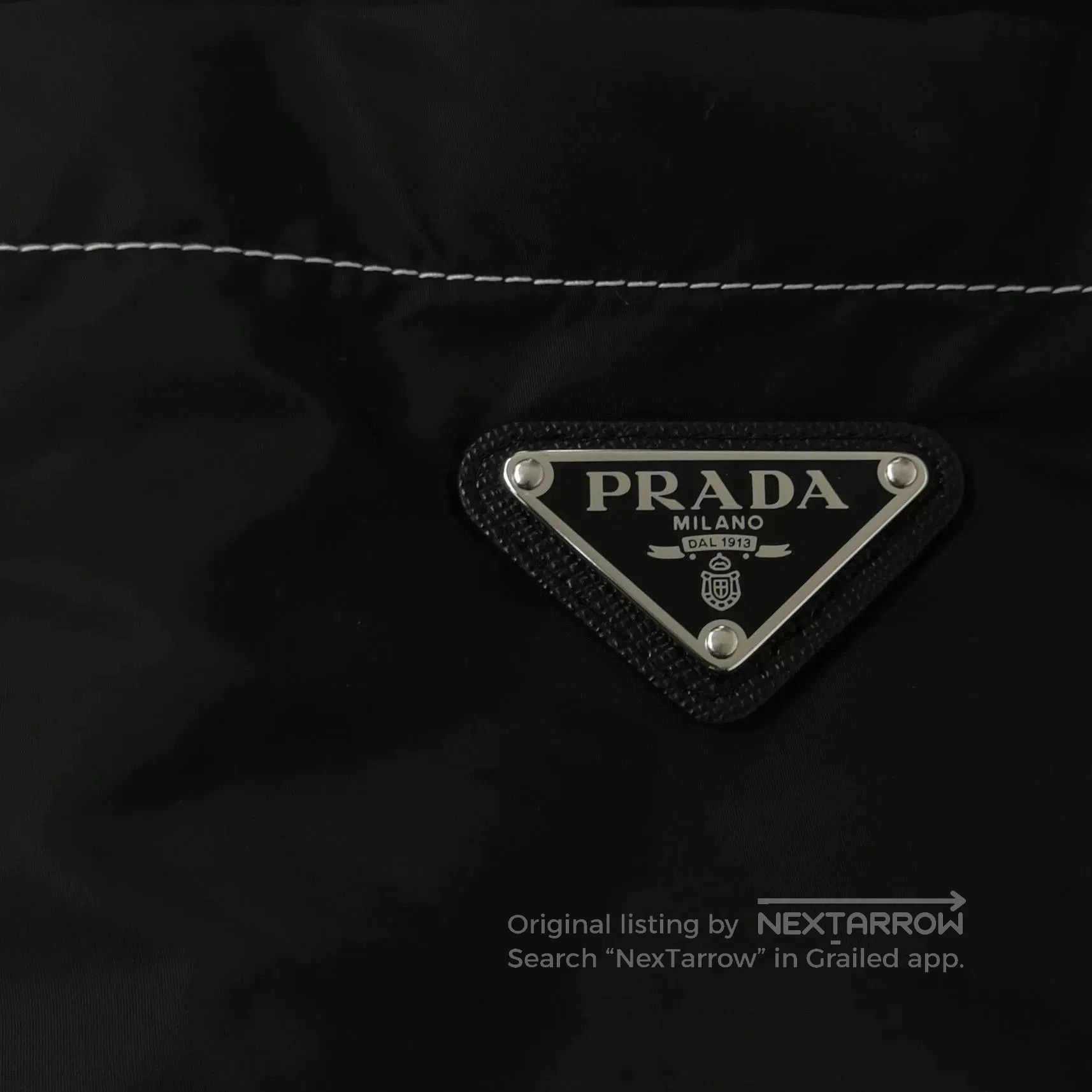 Prada Prada Black Recycled Nylon Shorts XS. Size US 26 / EU 42 - 3 Thumbnail