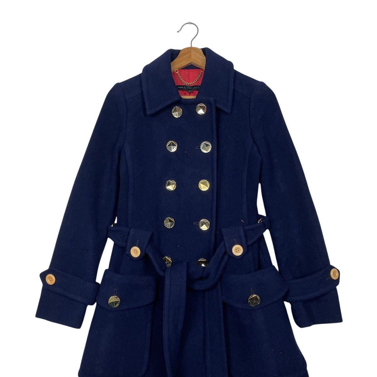 Marc Jacobs Marc By Marc Jacobs Double Breasted Wool Coat Size XS / US 0-2 / IT 36-38 - 3 Thumbnail