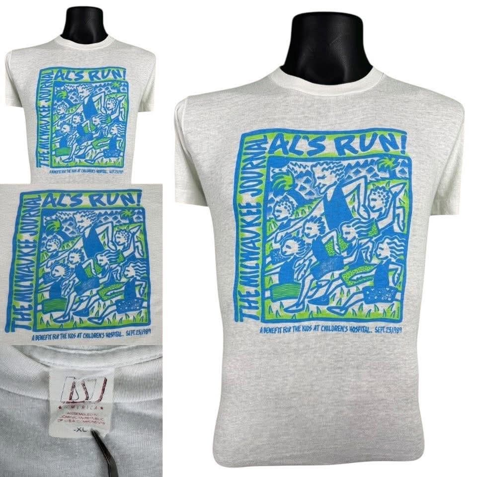 Other 1987 Al’s Run charity event T-shirt Size US L / EU 52-54 / 3 - 2 Thumbnail