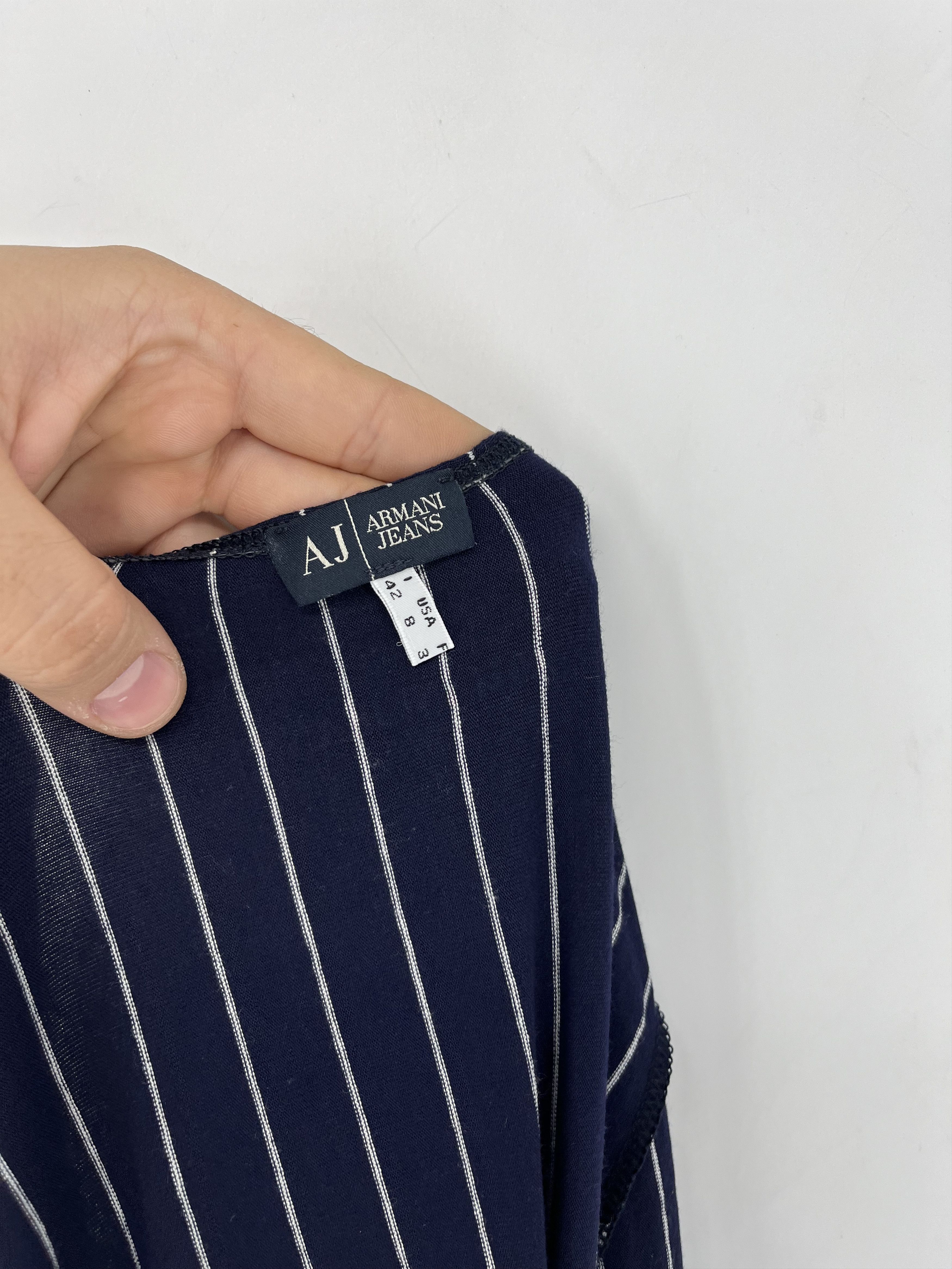 Armani × Giorgio Armani Vintage Y2K Armani Jeans Velvet blouse Size M / US 6-8 / IT 42-44 - 4 Thumbnail