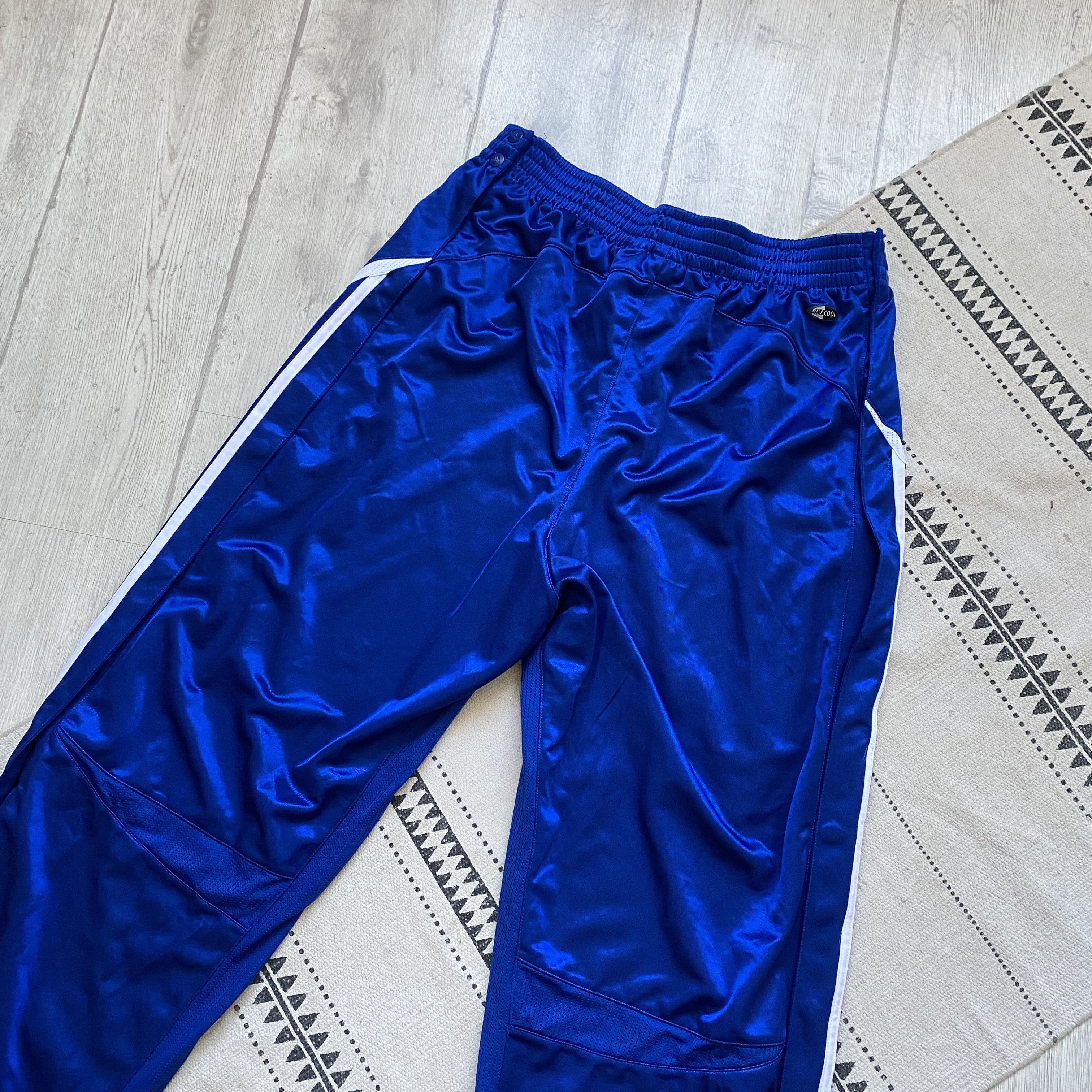 Adidas 🐟 Vintage 00s Adidas Nylon track baggy pants three sriped Size US 34 / EU 50 - 8 Thumbnail