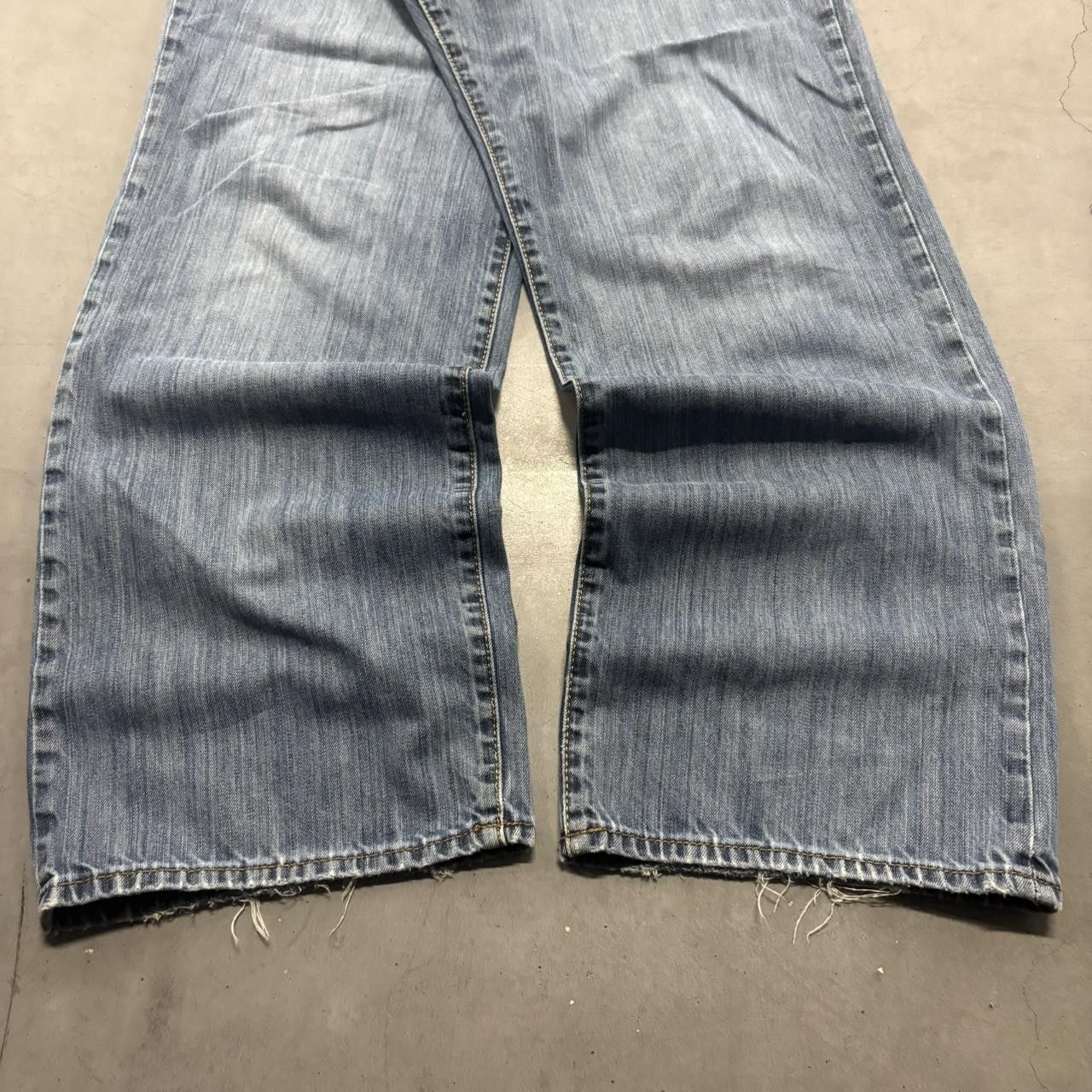 Gap Crazy Vintage Y2K/2000s Baggy Loose Fit Streetwear Gap Medium Blue Wash Denim Jeans! Size US 36 / EU 52 - 3 Thumbnail