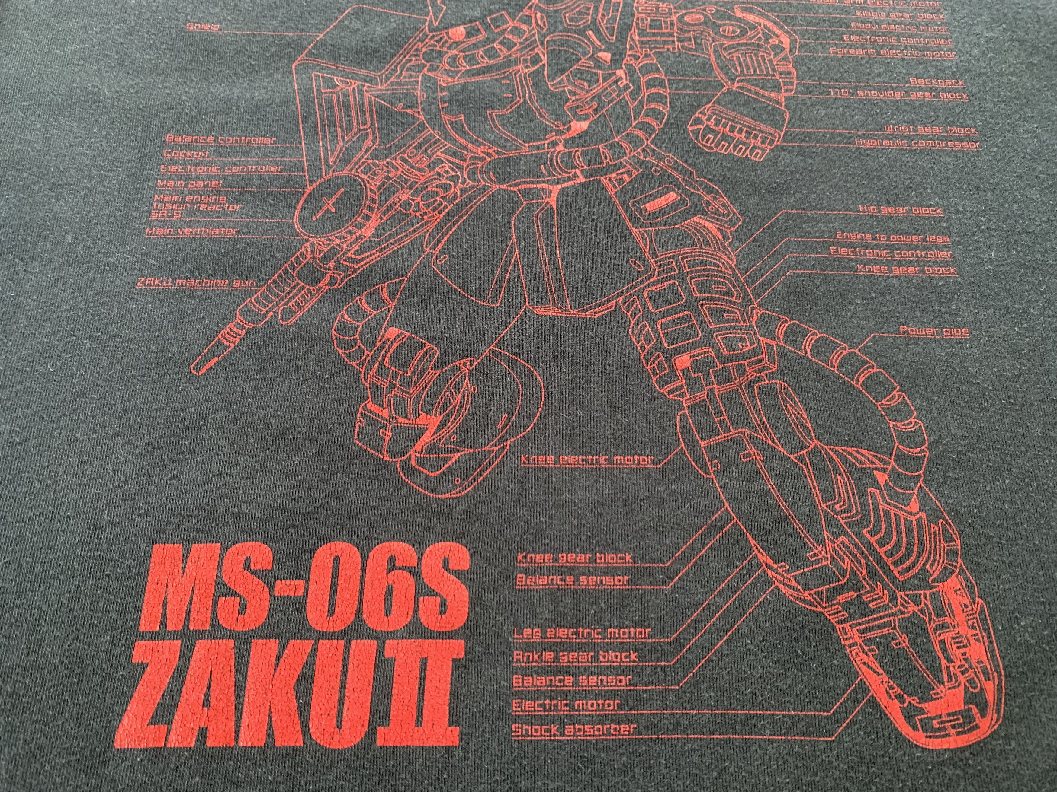 Anime Uniqlo Gundam Project 004 MS-06S Zaku II T-Shirt Size US M / EU 48-50 / 2 - 7 Thumbnail
