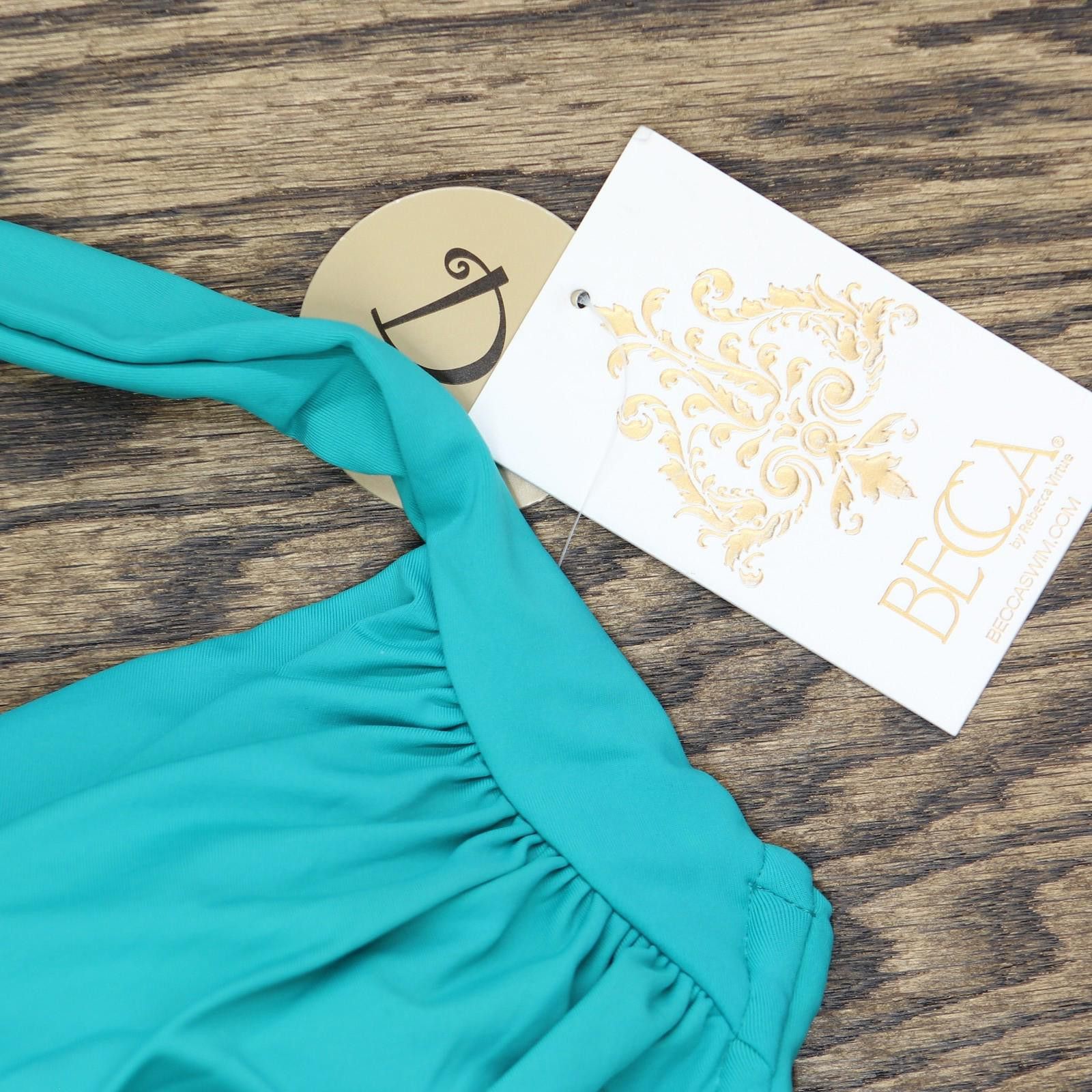 Other Nwt Becca Underwire Bikini Swim Top 853557 Peacock Blue D Size ONE SIZE - 3 Thumbnail