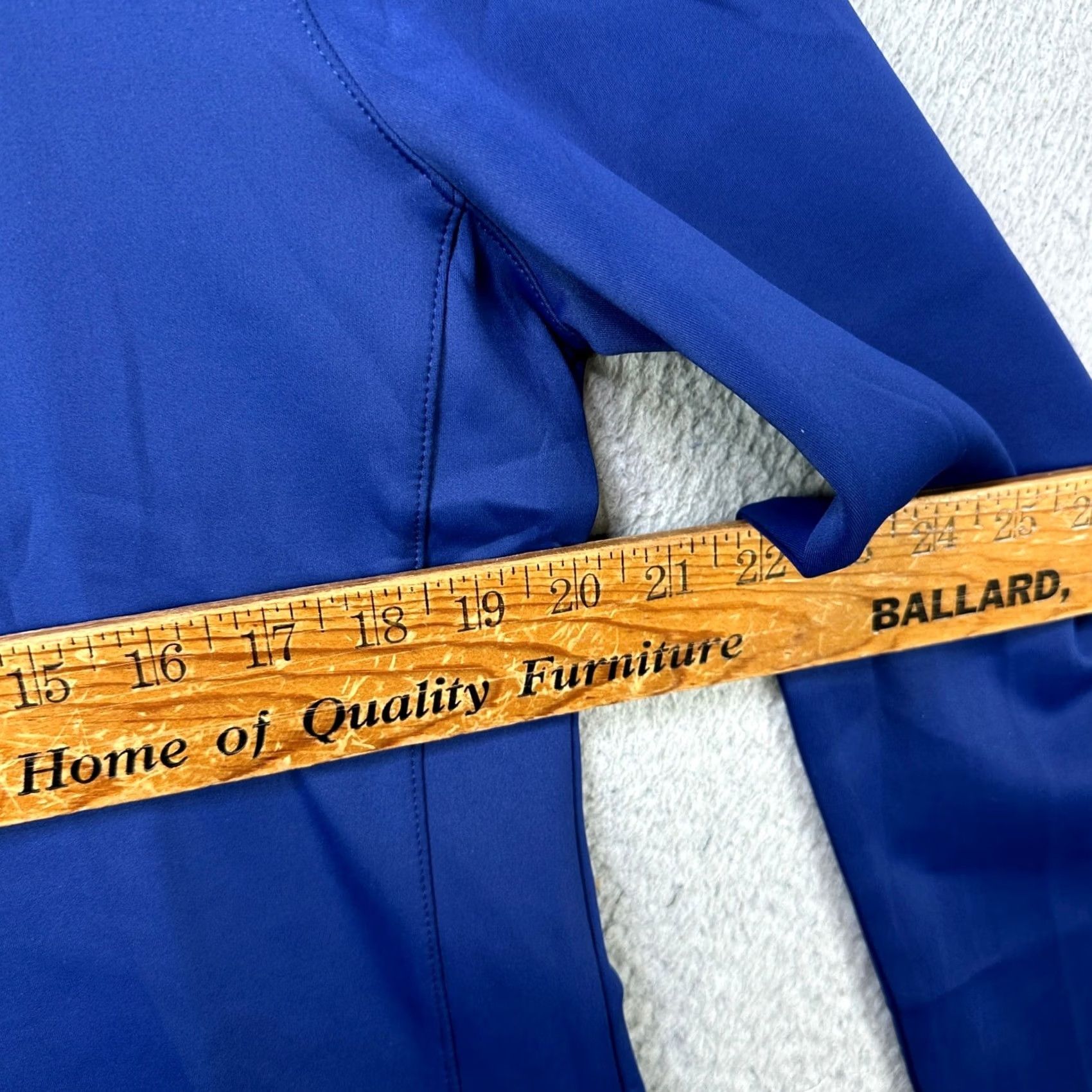 Vintage SHORT PAR 4 Golf Shirt Pullover 1/4 Zip Long Sleeve XL Womens Blue Size XL / US 12-14 / IT 48-50 - 6 Thumbnail