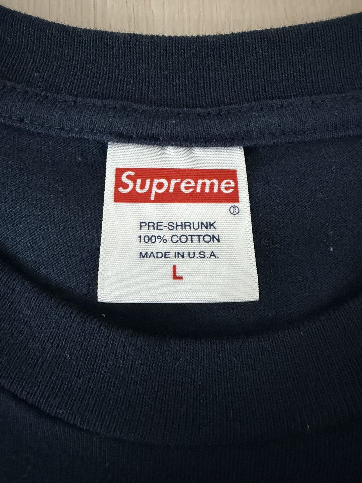 Supreme Supreme FW17 Fuck With Your Head Tee Navy Size US L / EU 52-54 / 3 - 7 Thumbnail