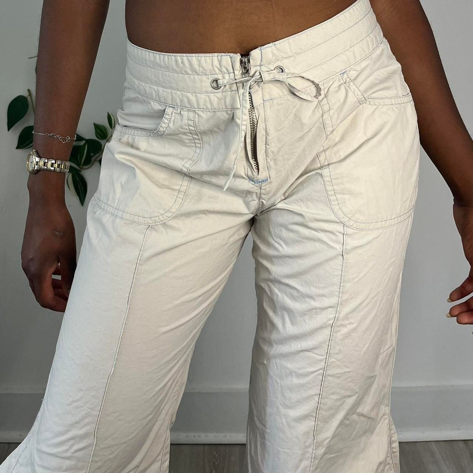 Other Y2k khaki capris Size 26" / US 2 / IT 38 - 2 Thumbnail