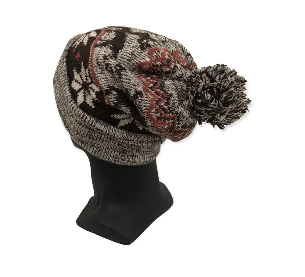 Japanese Brand Japanese Brand Bobble Beanie Hat Size ONE SIZE - 3 Thumbnail