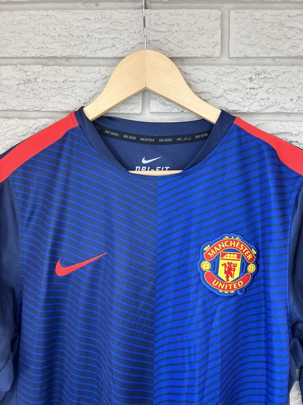 Nike Nike Manchester United Training Soccer Jersey Size US XL / EU 56 / 4 - 2 Thumbnail