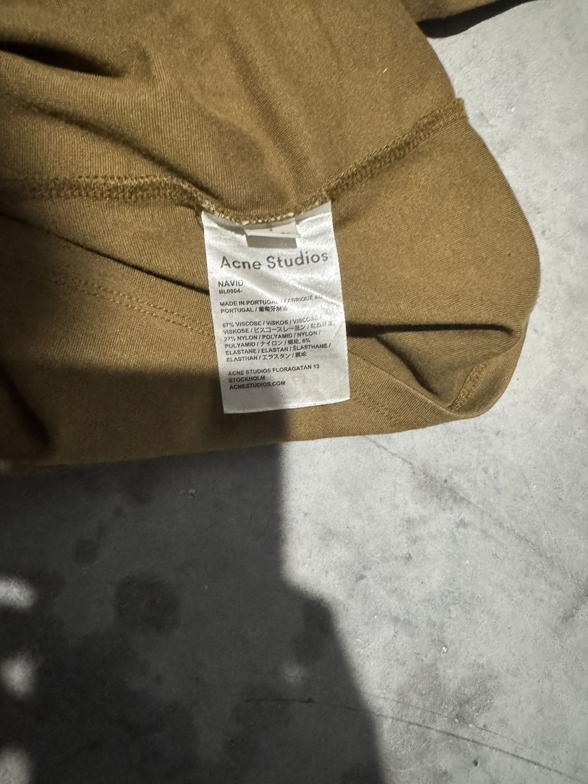 Acne Studios acne studios collar logo t shirt Size US S / EU 44-46 / 1 - 4 Thumbnail
