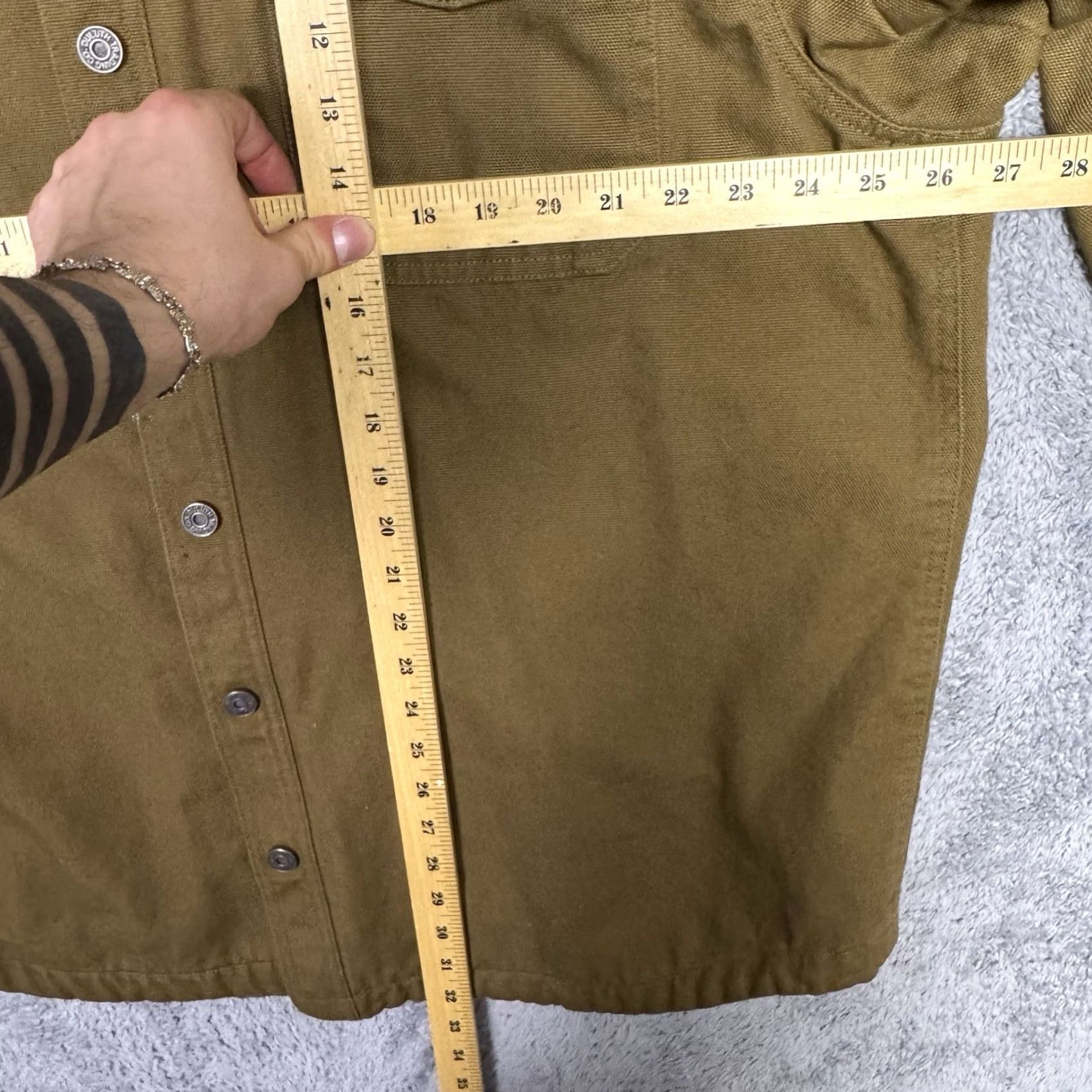 Vintage Duluth Hanger Bender Fire Hose Fleece Lined Shirt Jacket Men's XL Workwear 31500 Size US XL / EU 56 / 4 - 5 Thumbnail