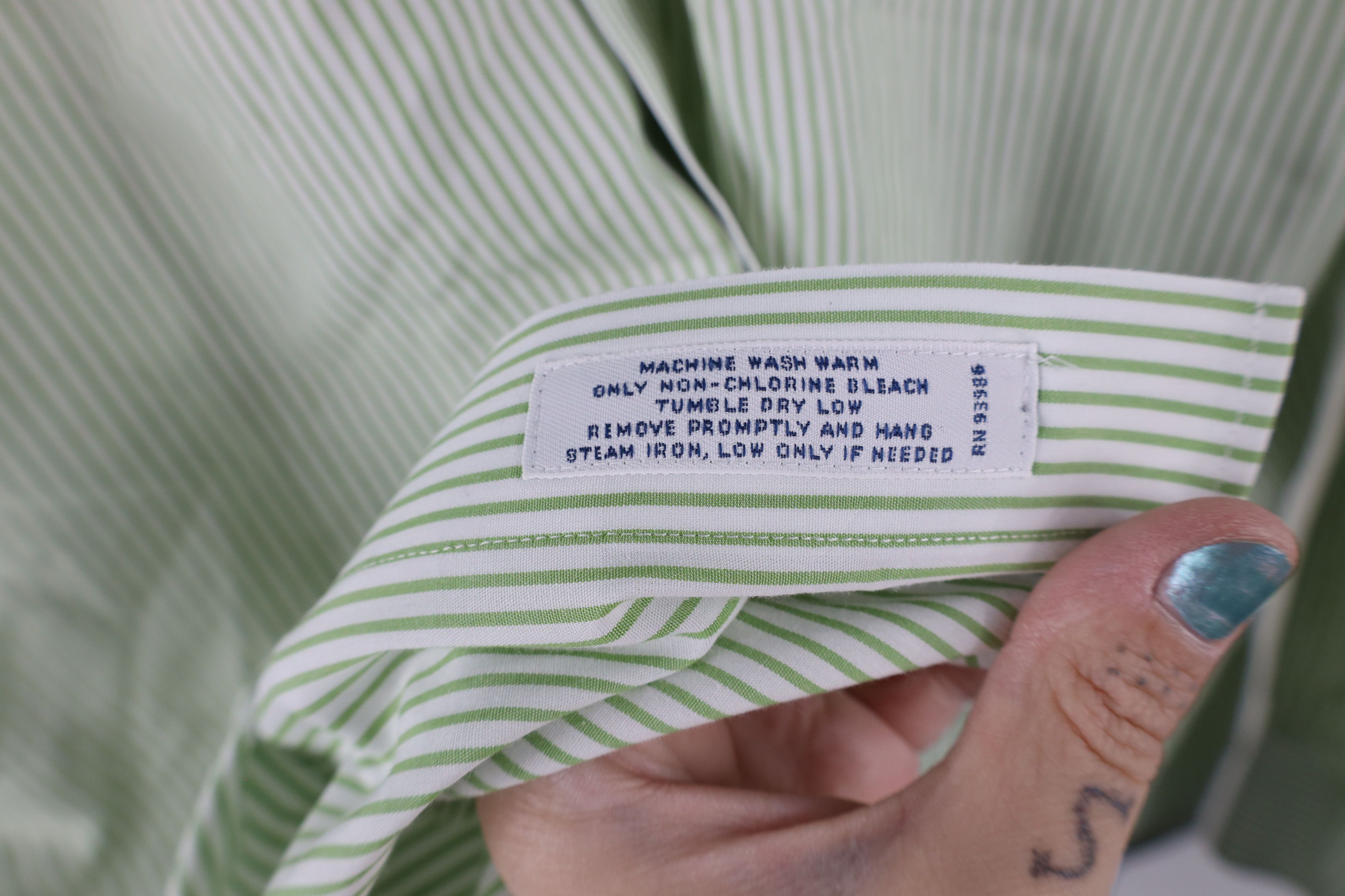 Brooks Brothers × Vintage Vintage Brooks Brothers Original Cotton Button Down Shirt Size US L / EU 52-54 / 3 - 6 Thumbnail