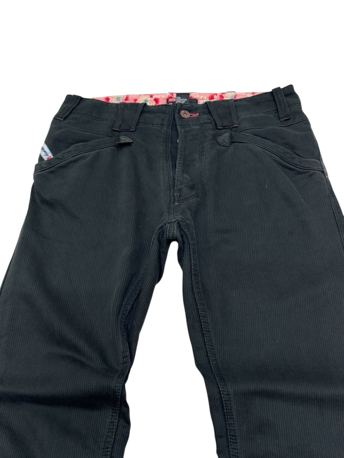 Diesel Diesel Industry Pinstriped Black Pant Size US 30 / EU 46 - 3 Thumbnail