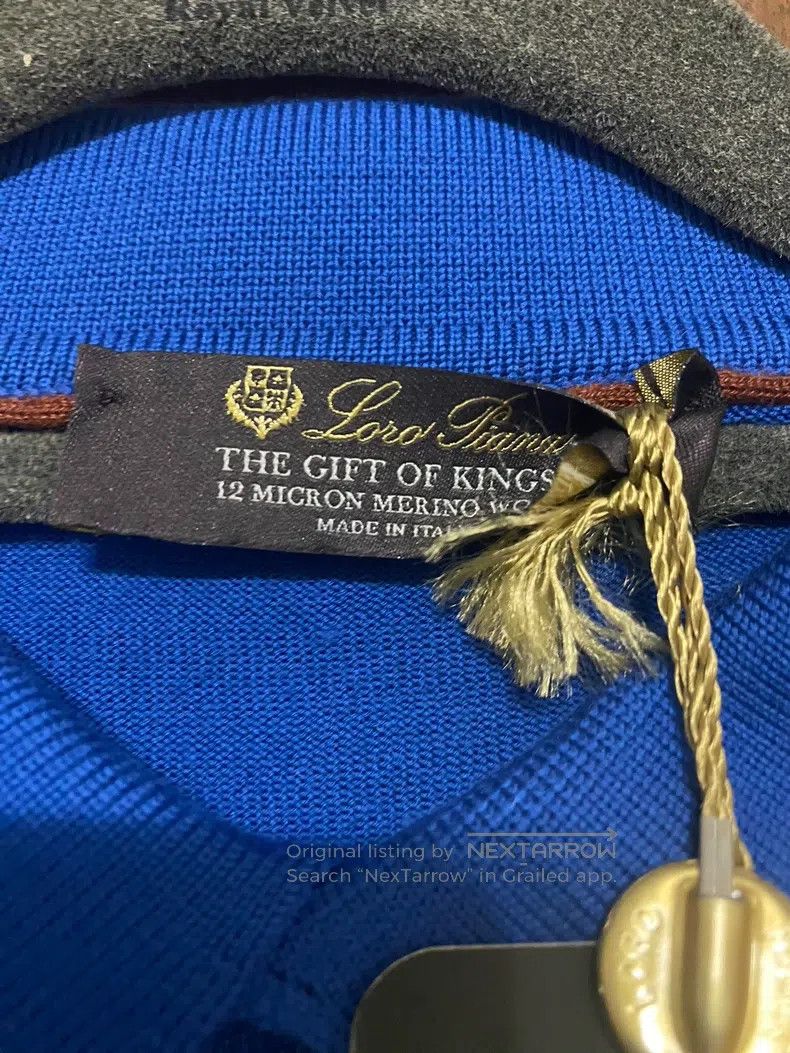 Loro Piana Loro Piana The Gift Of Kings features a wool jersey polo c Size US XL / EU 56 / 4 - 4 Thumbnail