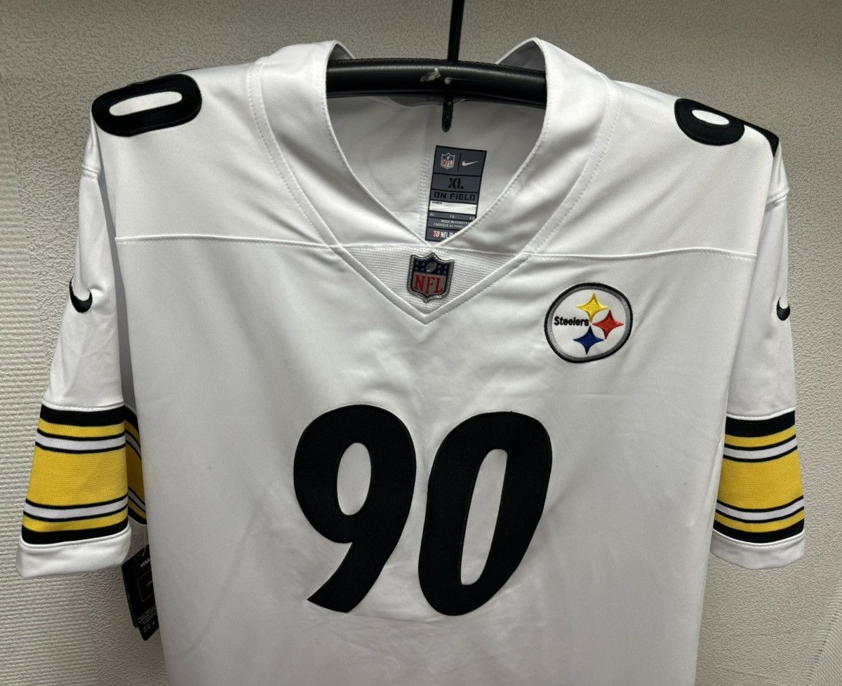 NFL Watt 90 Pittsburgh steelers white jersey nike tags Xl NFL Size US XL / EU 56 / 4 - 3 Thumbnail