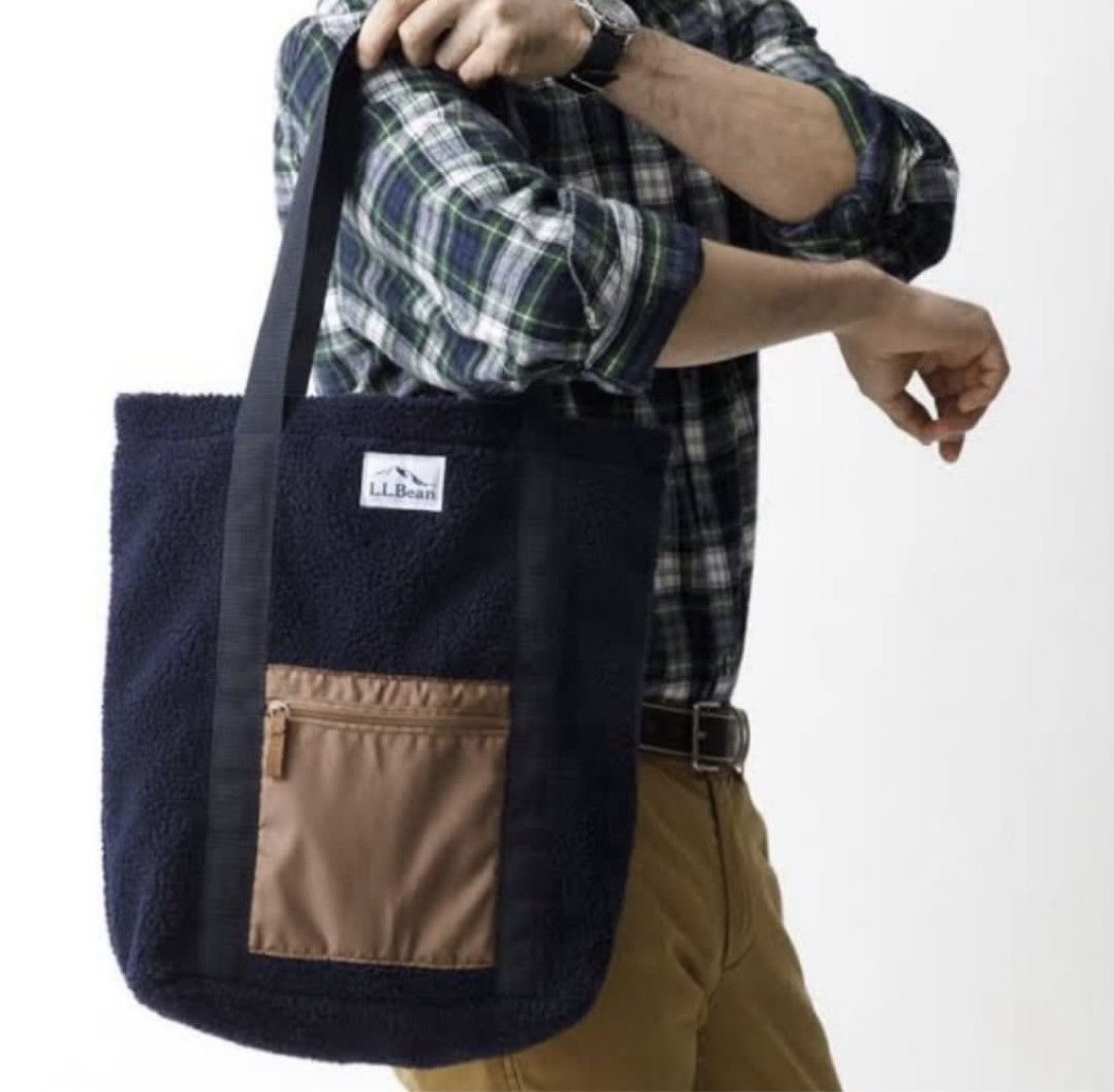 L.L. Bean LL Bean sherpa fleece tote bag Size ONE SIZE - 2 Thumbnail