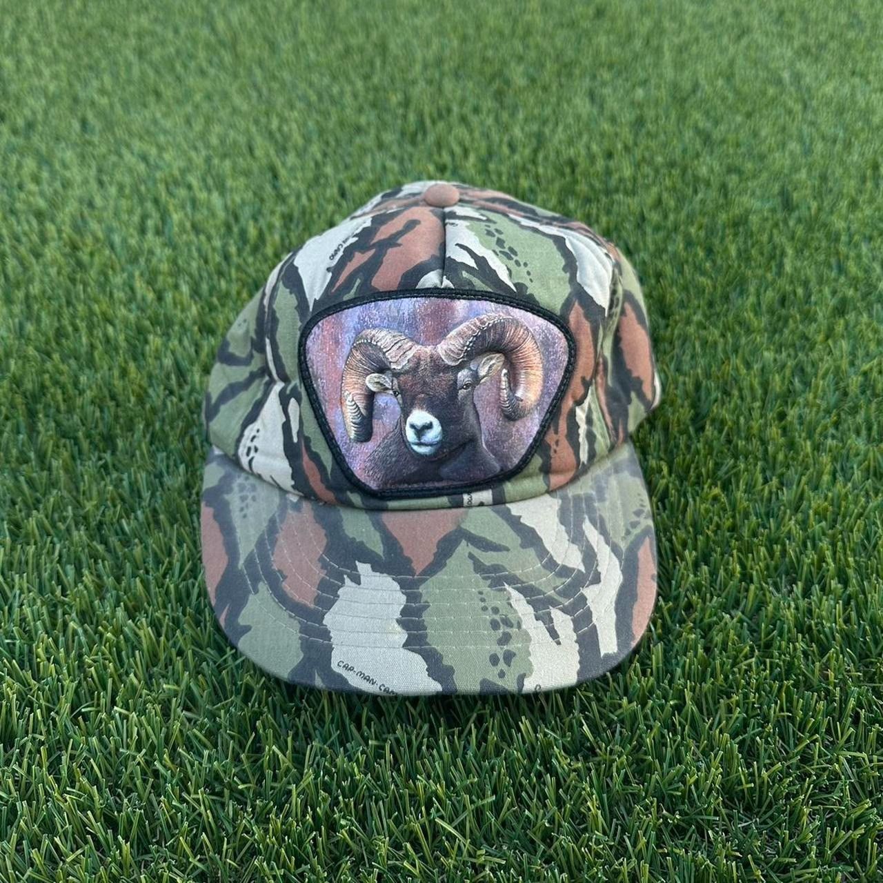 Realtree × Vintage Vintage Trebark Dodge Ram Snapback Trucker Hat Camo Automoti Size ONE SIZE - 1 Thumbnail