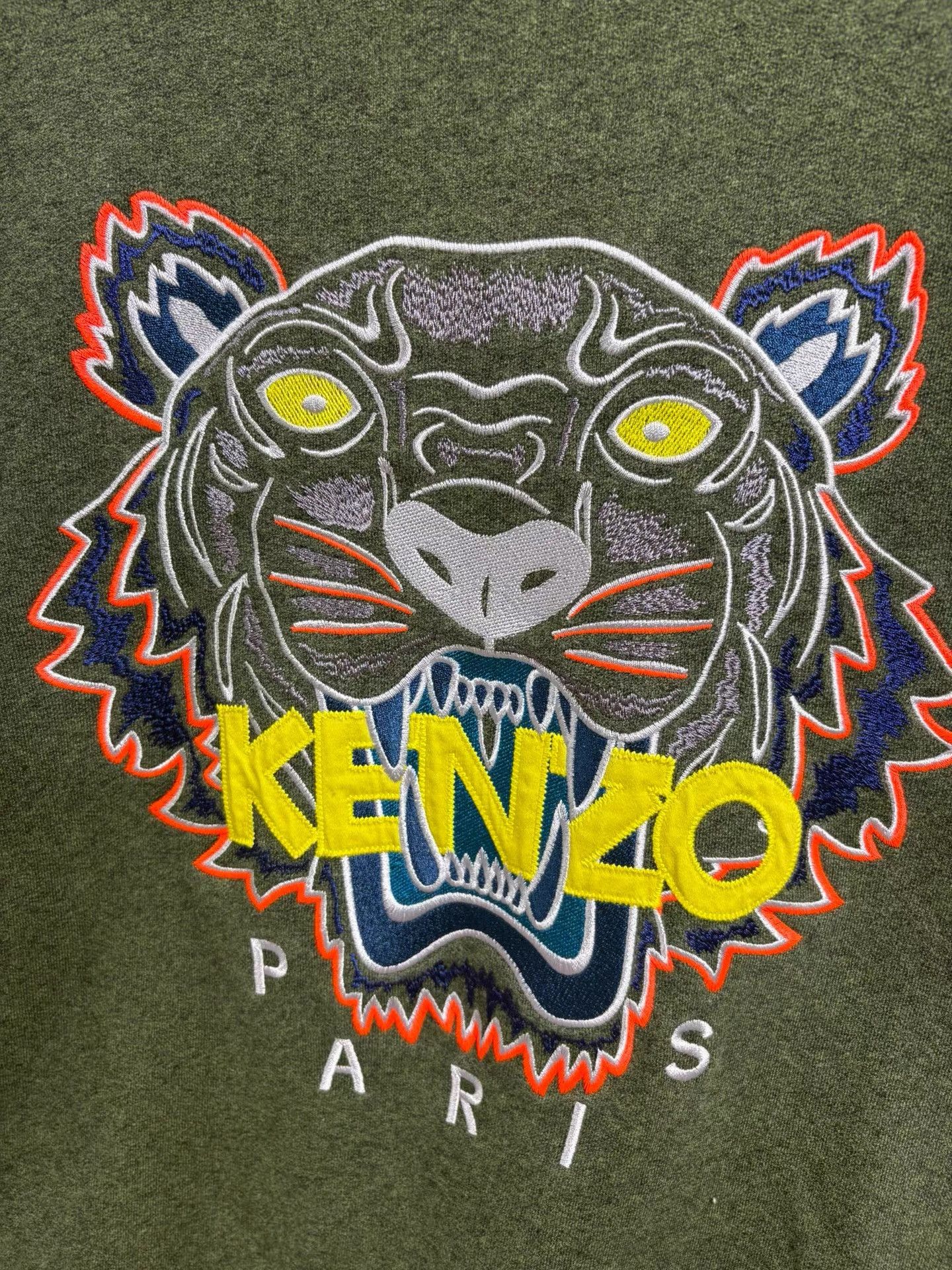 Kenzo Kenzo Tiger Embroidered Hoodie K29 Size US S / EU 44-46 / 1 - 3 Thumbnail