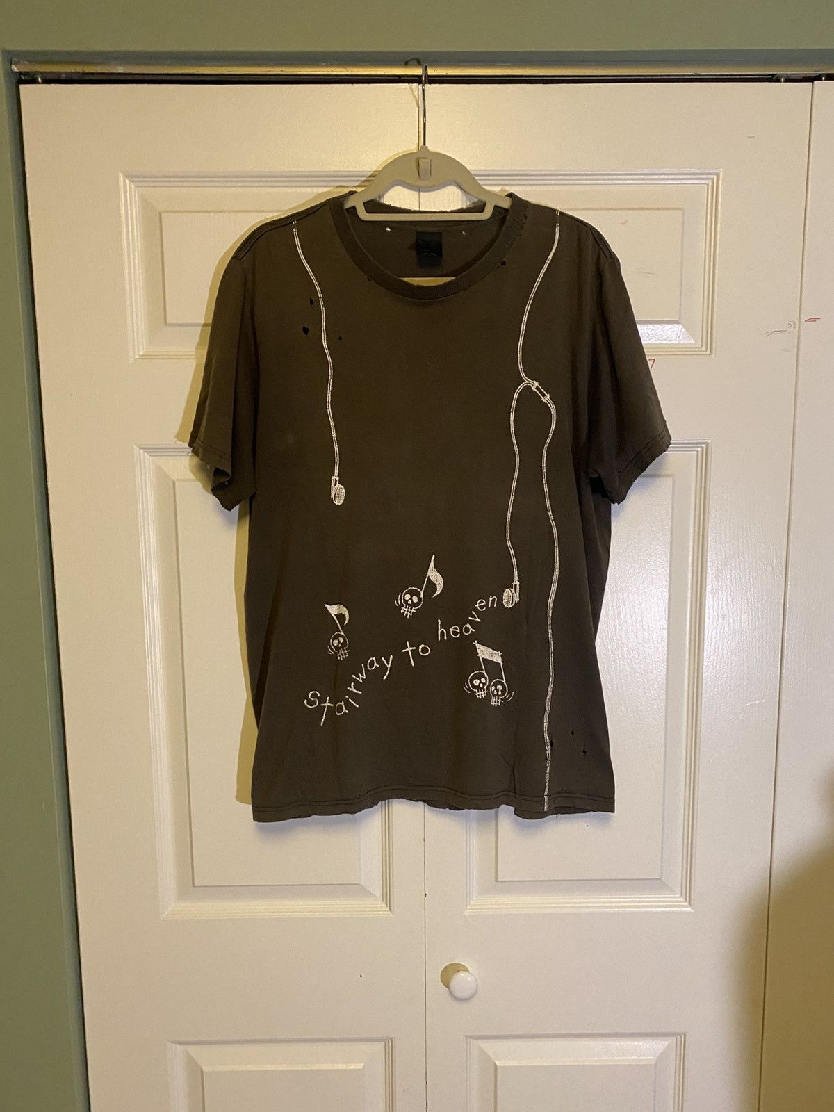 Number (N)ine Number (N)ine stairway to heaven t shirt | Grailed