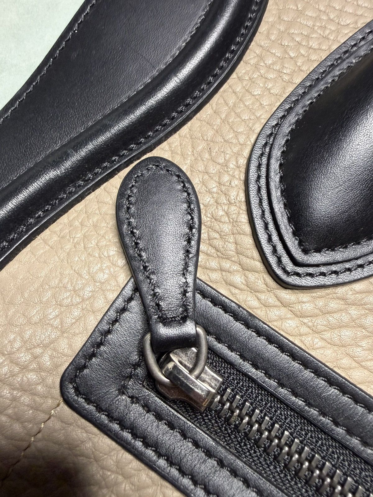 Celine Celine By Phoebe Philo Tricolor Micro Luggage Tote Bag Size ONE SIZE - 9 Thumbnail